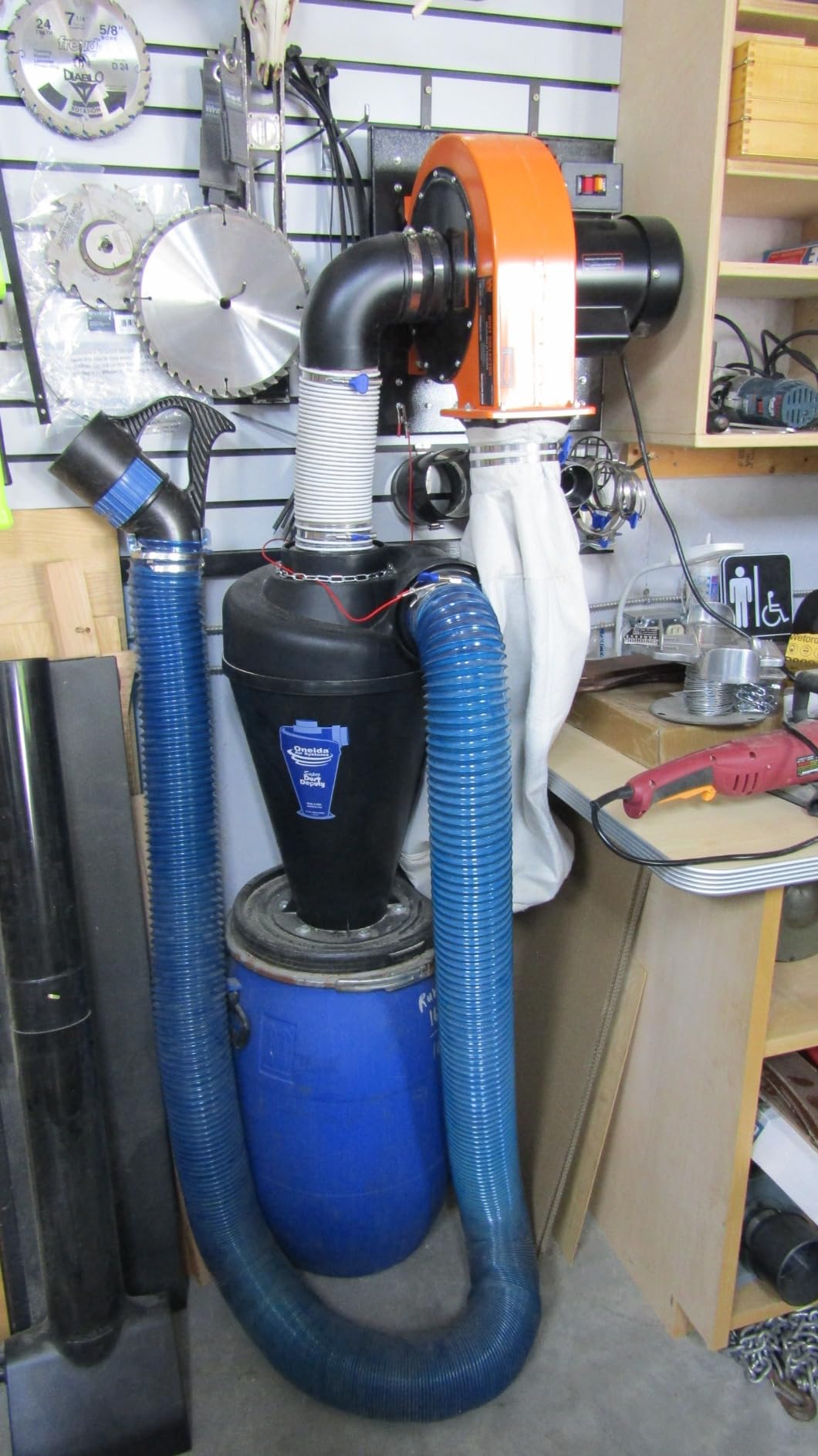 Oneida Air Systems Cyclone Attachment for Single Stage 0.5-3HP Dust Collector, 4/5 DIY - Portable Attachments and Accessories for Home and Woodworking Space Cleaning customer photo 2