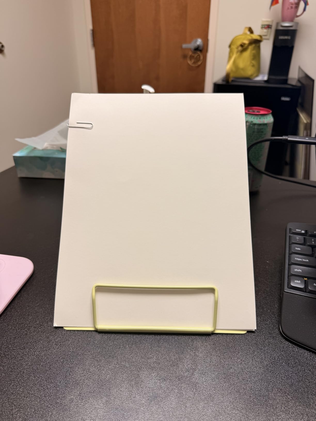 Camelmother Metal Book Holder Adjustable Book Stand for Reading customer photo 1