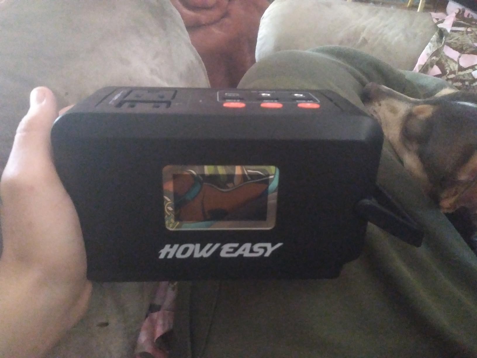 HOWEASY Portable Power Station,120W(240W Peak) Solar Generator customer photo 1