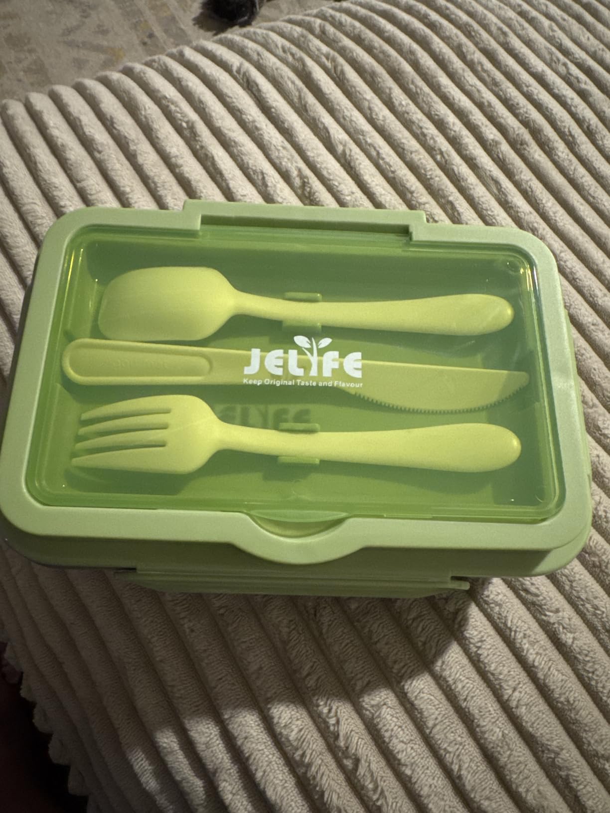 Jelife Bento Lunch Box for Kids - Leakproof Large Bento-Style Bento Boxes customer photo 2