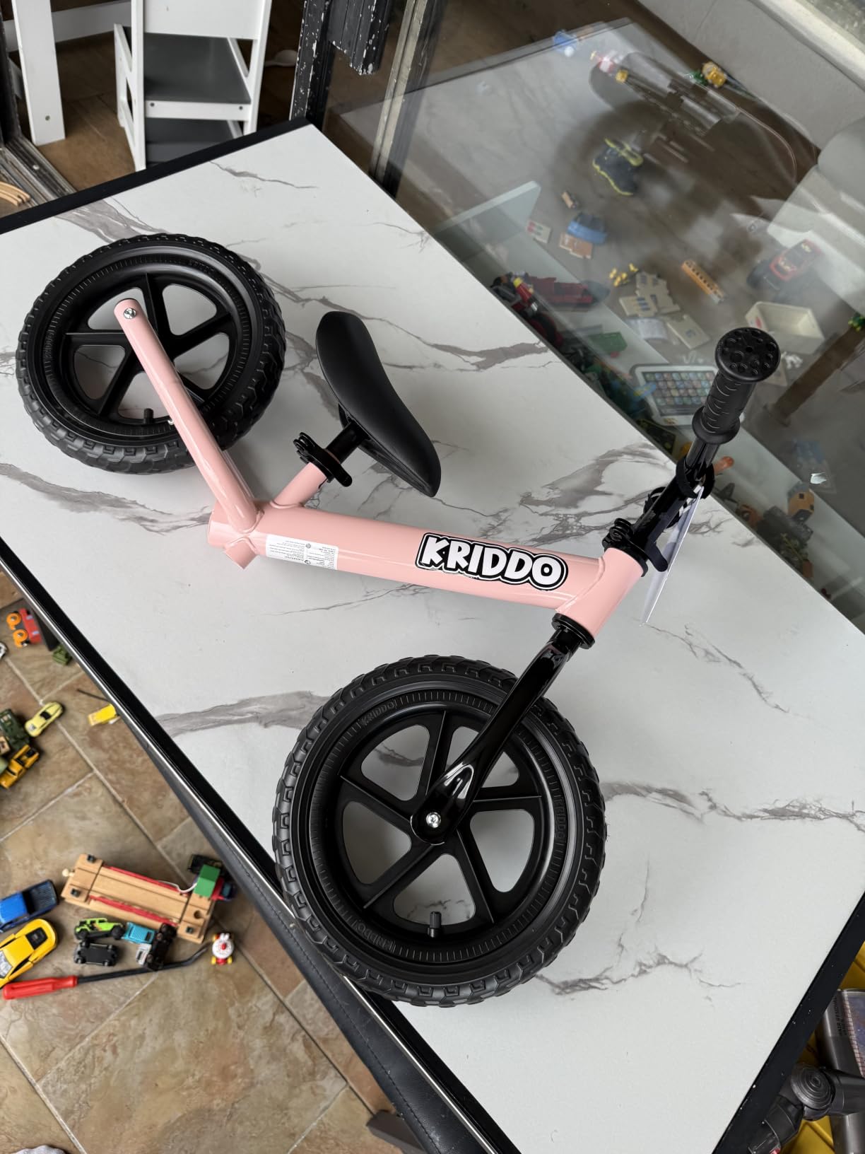 KRIDDO Toddler Balance Bike 2 Year Old, Gift for 2-3 Boys Girls, Adjustable customer photo 1