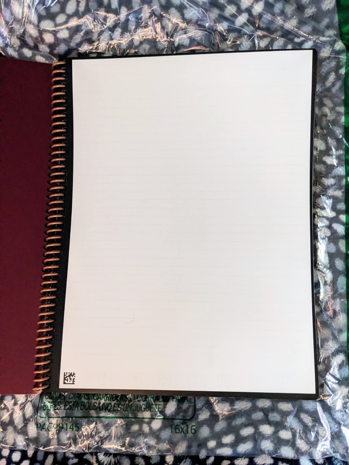 Rocketbook Multi-Subject Reusable Smart Notebook, Letter 8.5x11, Teal customer photo 1