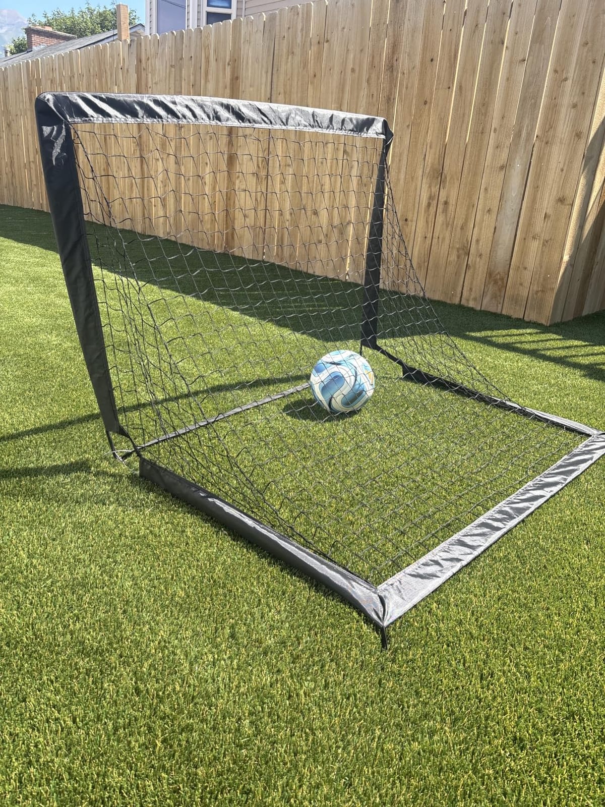 VAVOSPORT Kids Soccer Goals for Backyard Set of 2,Soccer Training Equipment customer photo 1