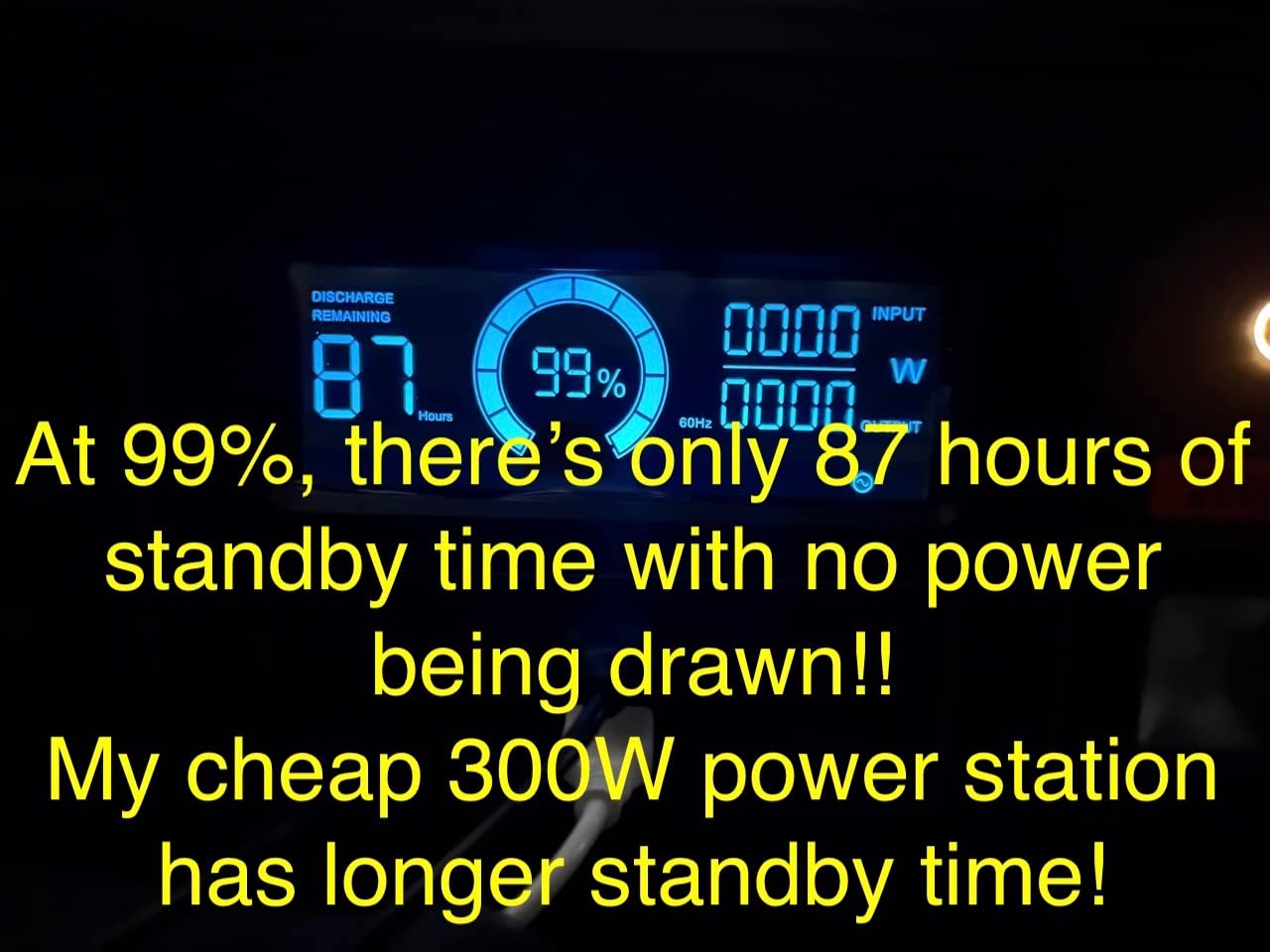 GRECELL Portable Power Station 330W, 230.88Wh Solar Generator customer photo 1