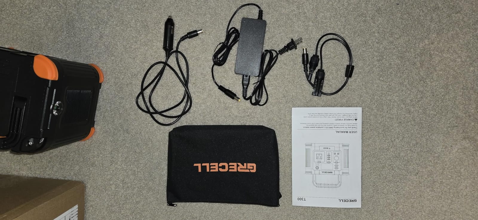 GRECELL Portable Power Station 330W, 230.88Wh Solar Generator customer photo 2