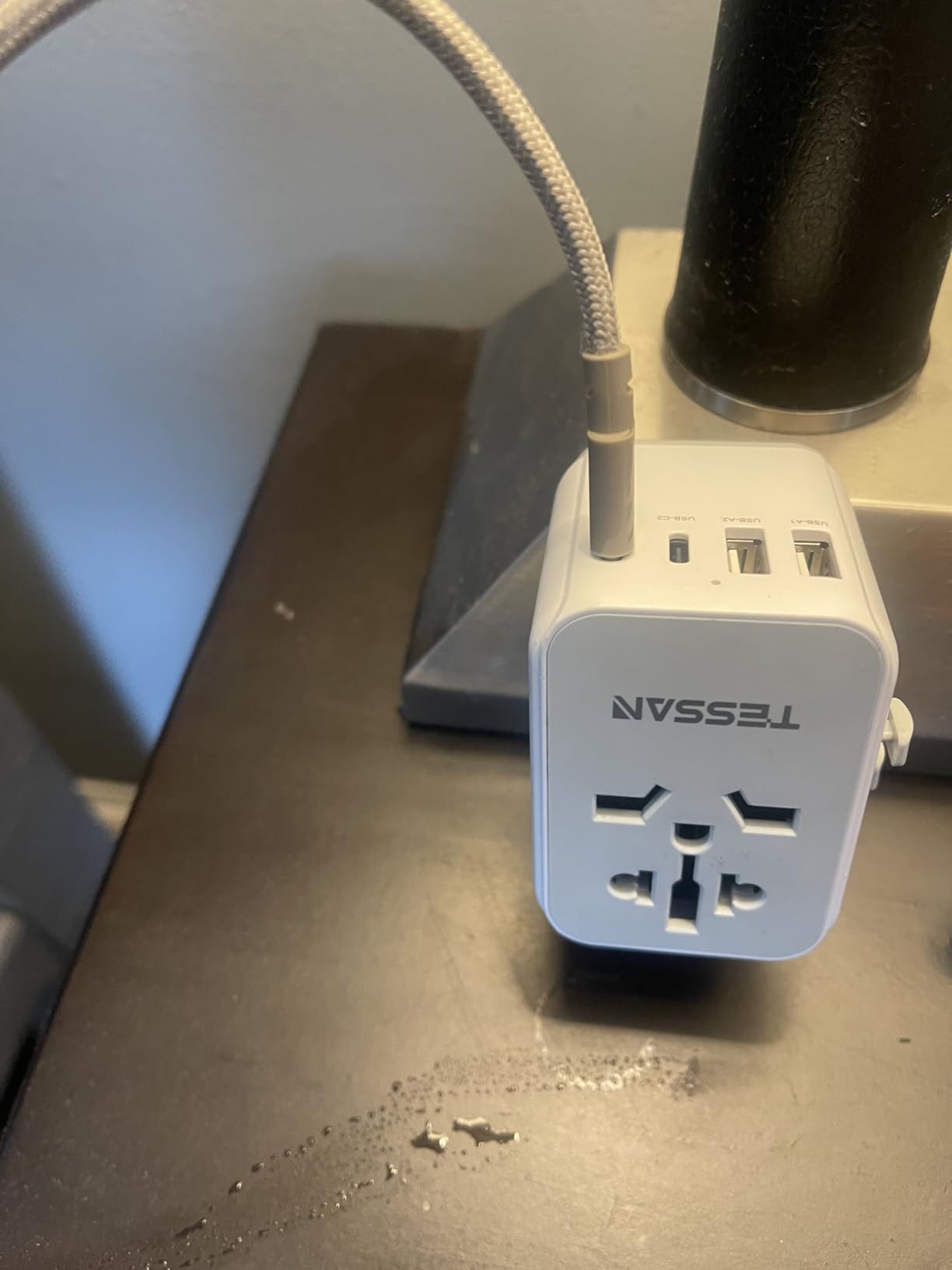 TESSAN Universal Travel Adapter 28W, International Power Adapter customer photo 2