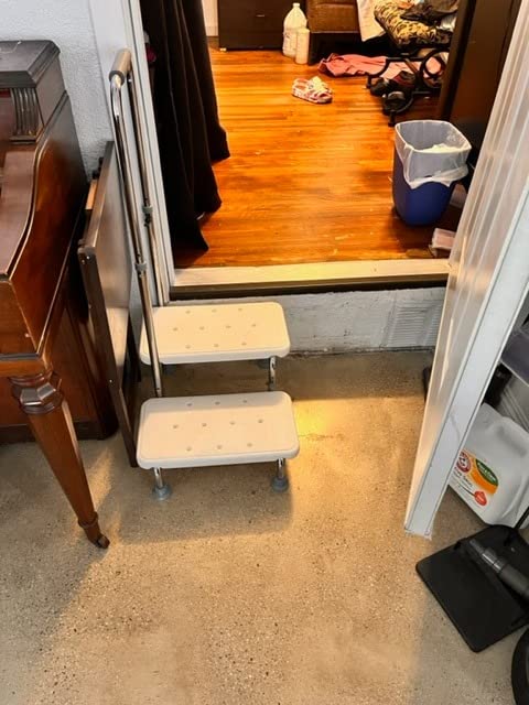 Aliseniors 2 Step Stool with Handle for Elderly, Bed Steps for High Beds customer photo 2