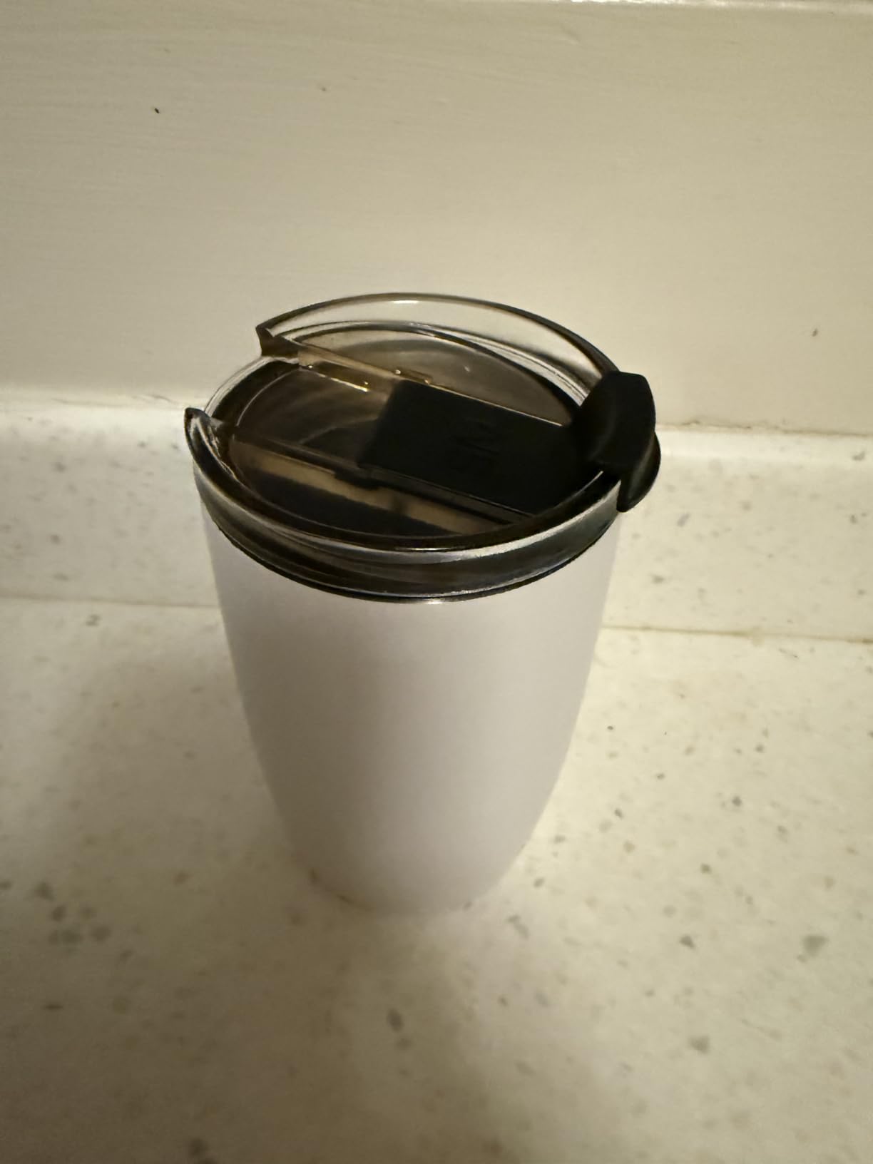 Simple Modern Travel Coffee Mug with Lid | 16oz | Beige customer photo 1
