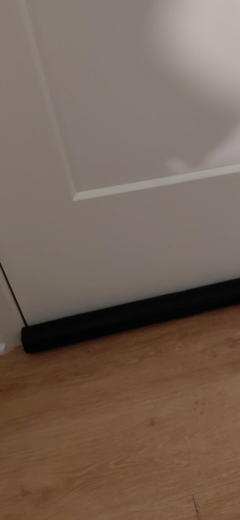 MAXTID Large Door Draft Stopper for Bottom of Doors 36” Under Door Sweep Noise Blocker Black Gap Stoppers Adjustable Doors Seal Sweep Guard Draft, Window Breeze Stoppers, Home Essentials Gadgets customer photo 1