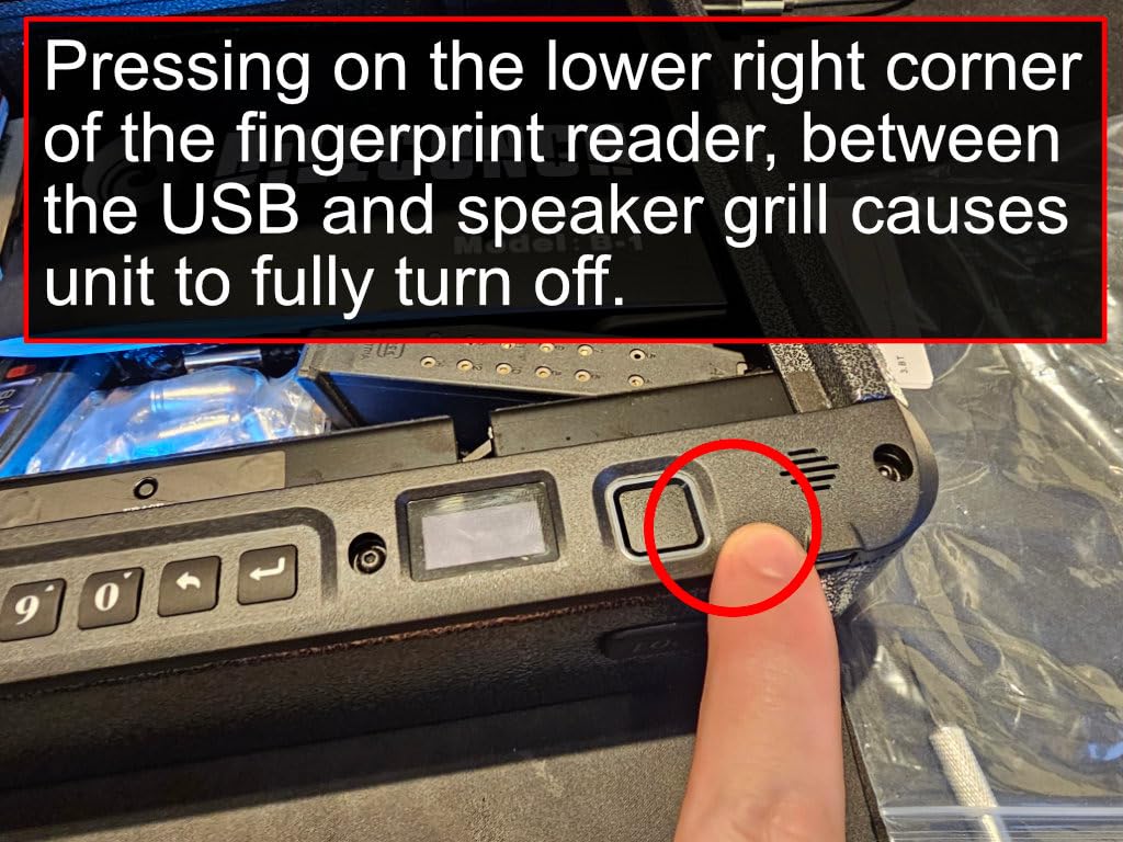 BILLCONCH Gun Safe for Handgun with Fingerprint, App, 0–9 Numeric Keypad customer photo 2