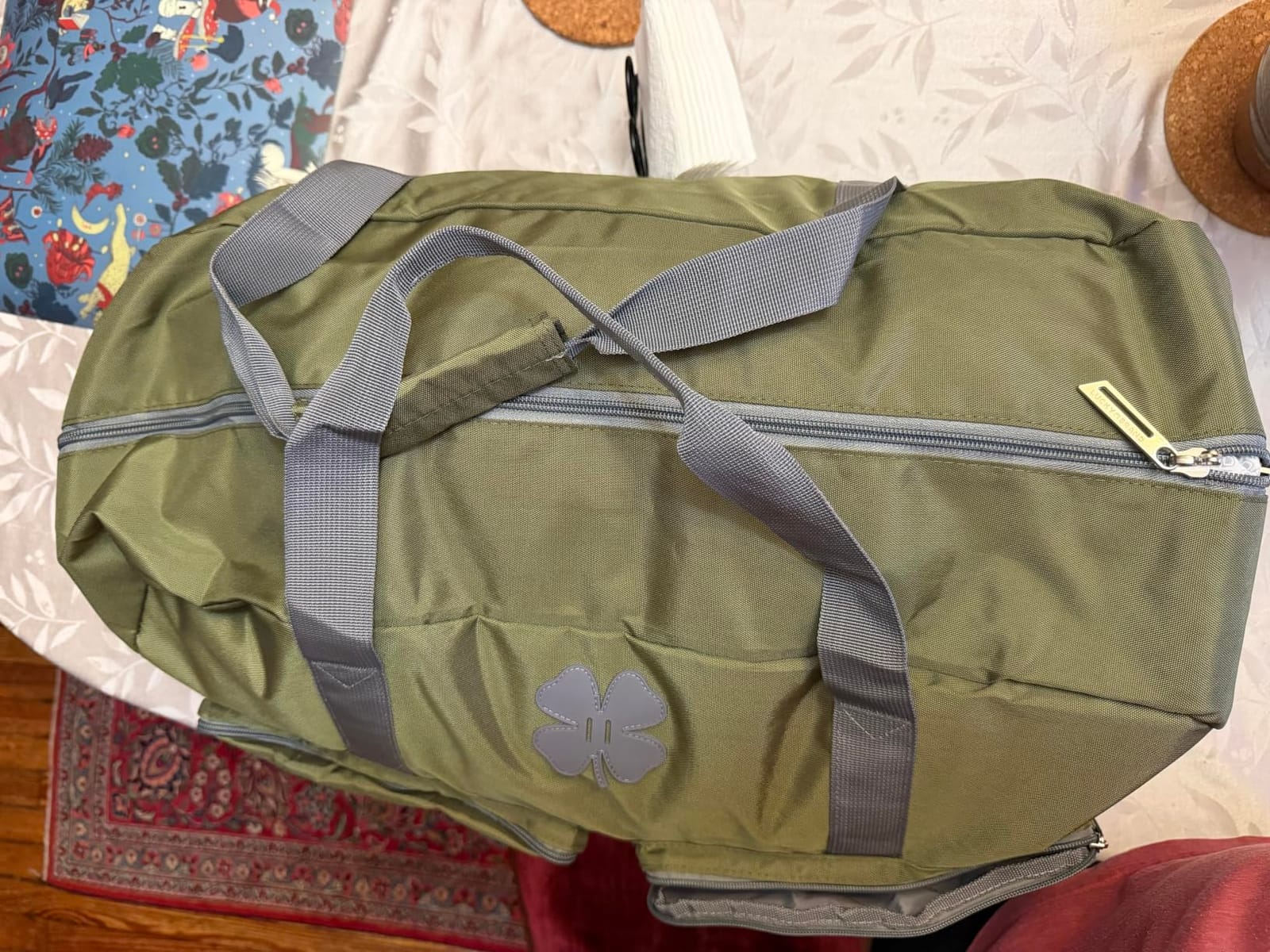 Lucky Brand Large Duffle Bag for Travel, Foldable Weekender Duffel bag customer photo 2