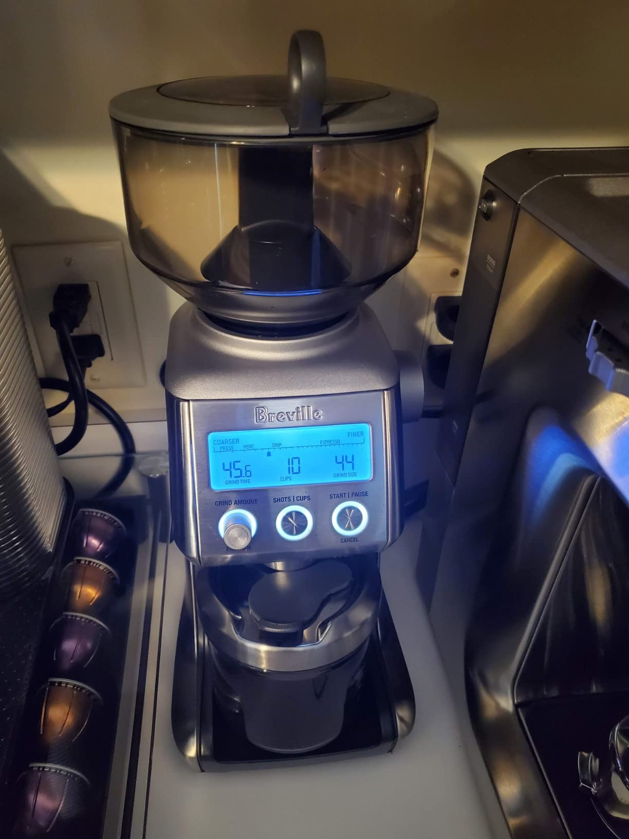 Breville BCG820BTR Smart Grinder Pro, Black Truffle customer photo 1