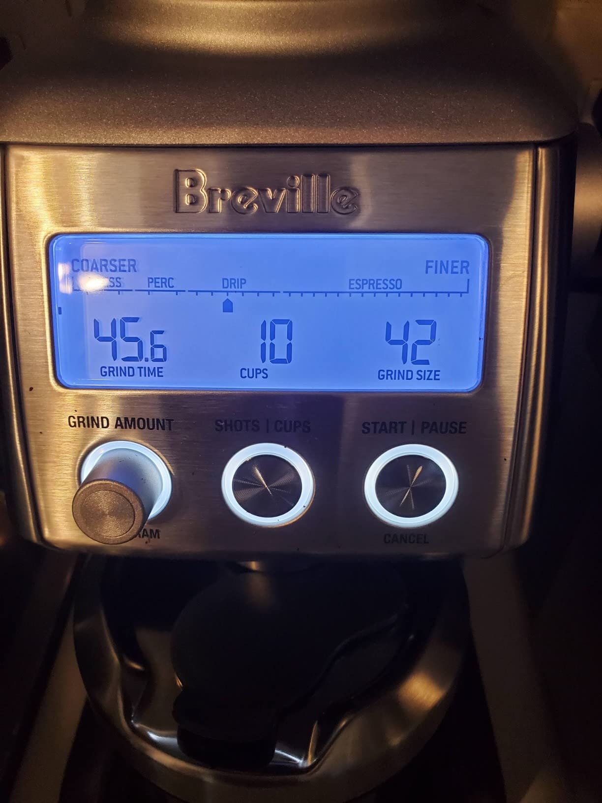 Breville BCG820BTR Smart Grinder Pro, Black Truffle customer photo 2
