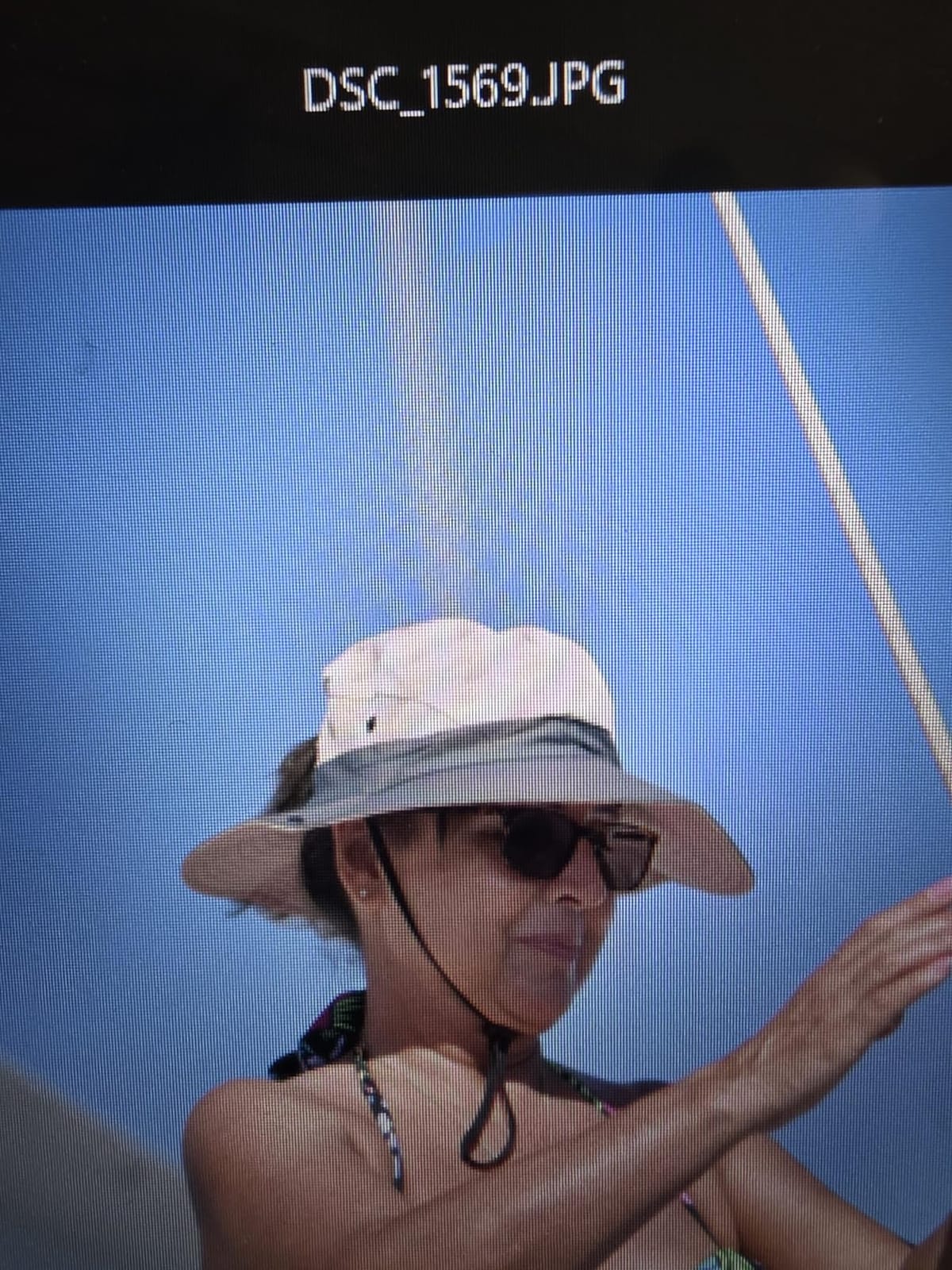 Womens Summer Sun Hat Beach Hat Wide Brim Outdoor UV Protection Hat Foldable Cool Mesh Ponytail Bucket Hat customer photo 2