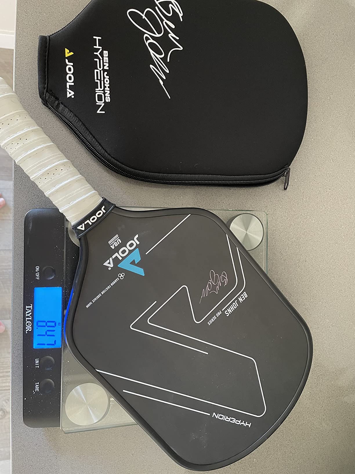 JOOLA Ben Johns Hyperion CFS Pickleball Paddle – Carbon Surface with High Grit & Spin, Elongated Handle, USAPA Approved Ben Johns Paddle customer photo 1