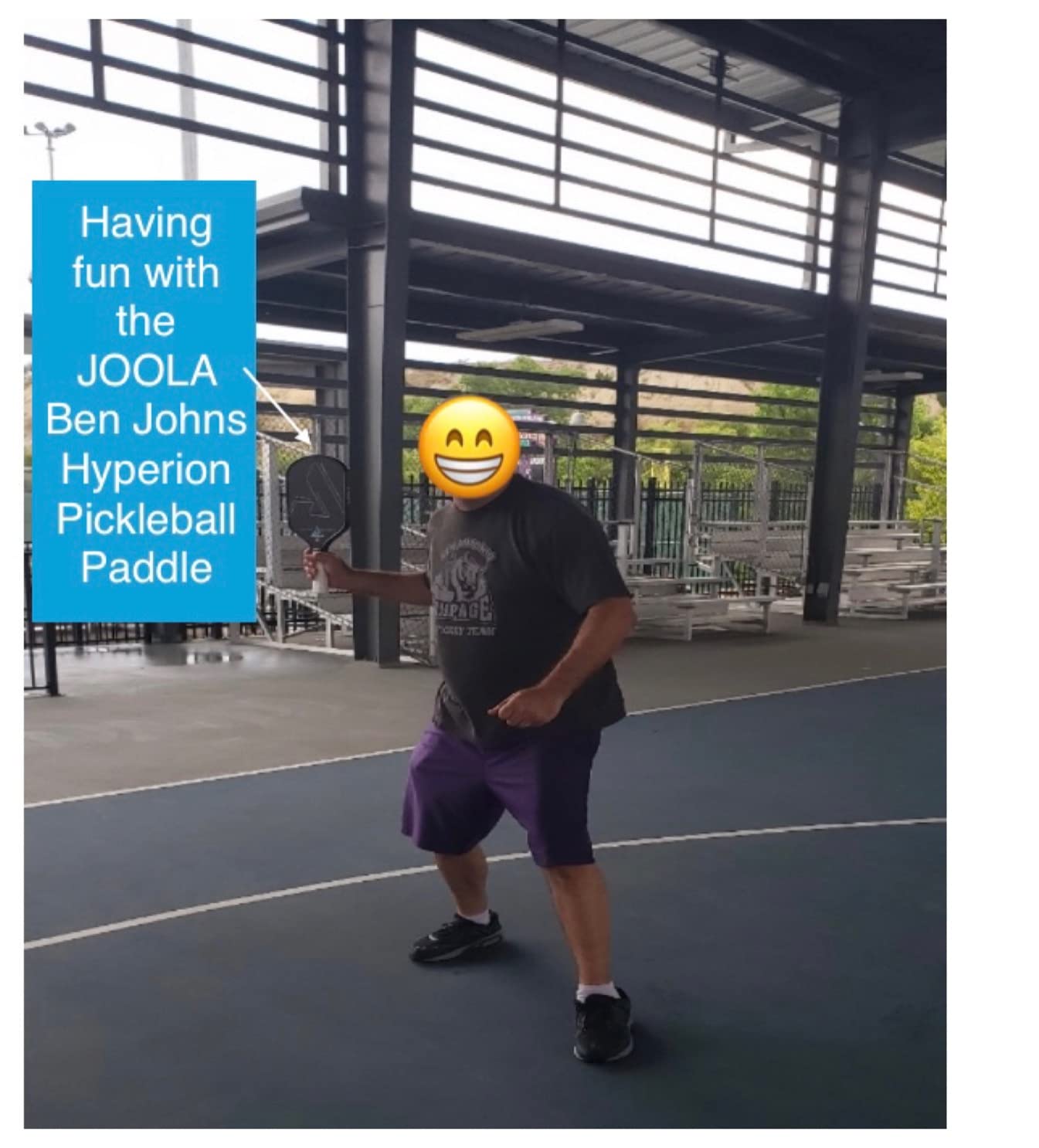 JOOLA Ben Johns Hyperion CFS Pickleball Paddle – Carbon Surface with High Grit & Spin, Elongated Handle, USAPA Approved Ben Johns Paddle customer photo 2
