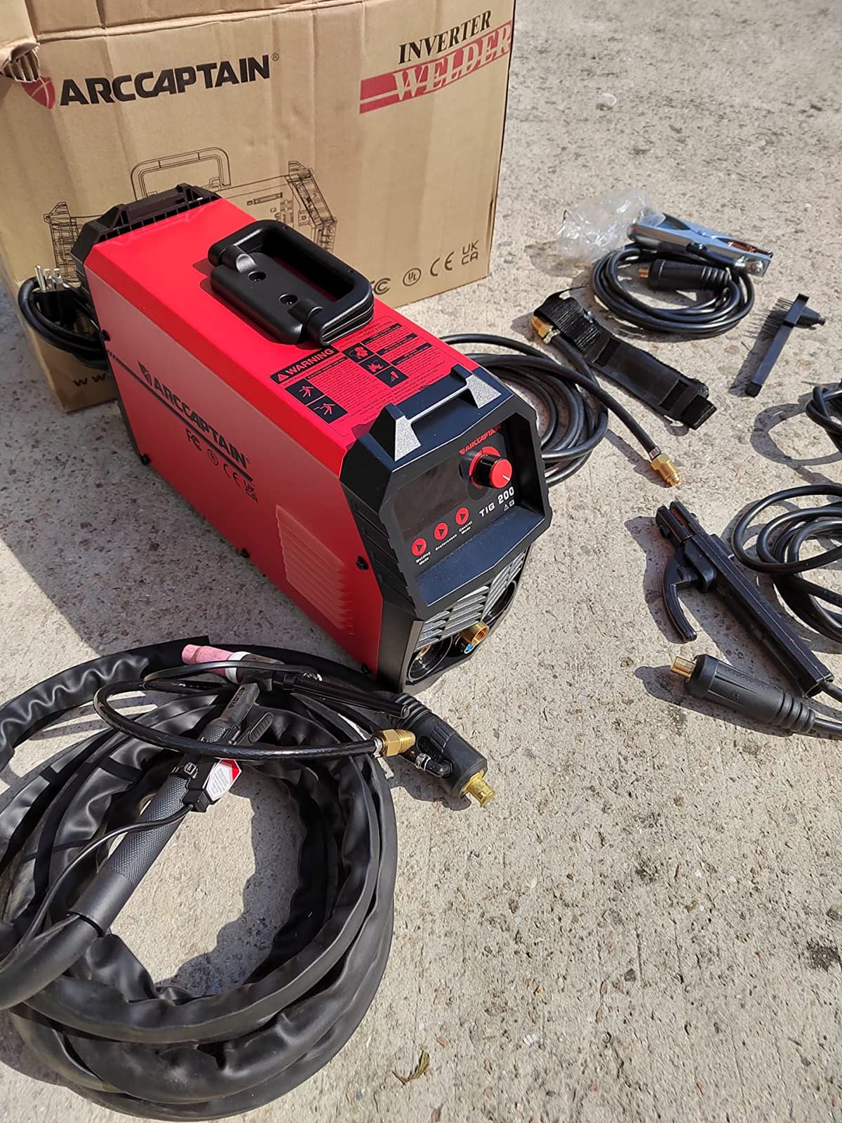 ARCCAPTAIN 200A TIG Welder, 110V/220V TIG/Stick 2 IN 1 Welding Machine customer photo 2
