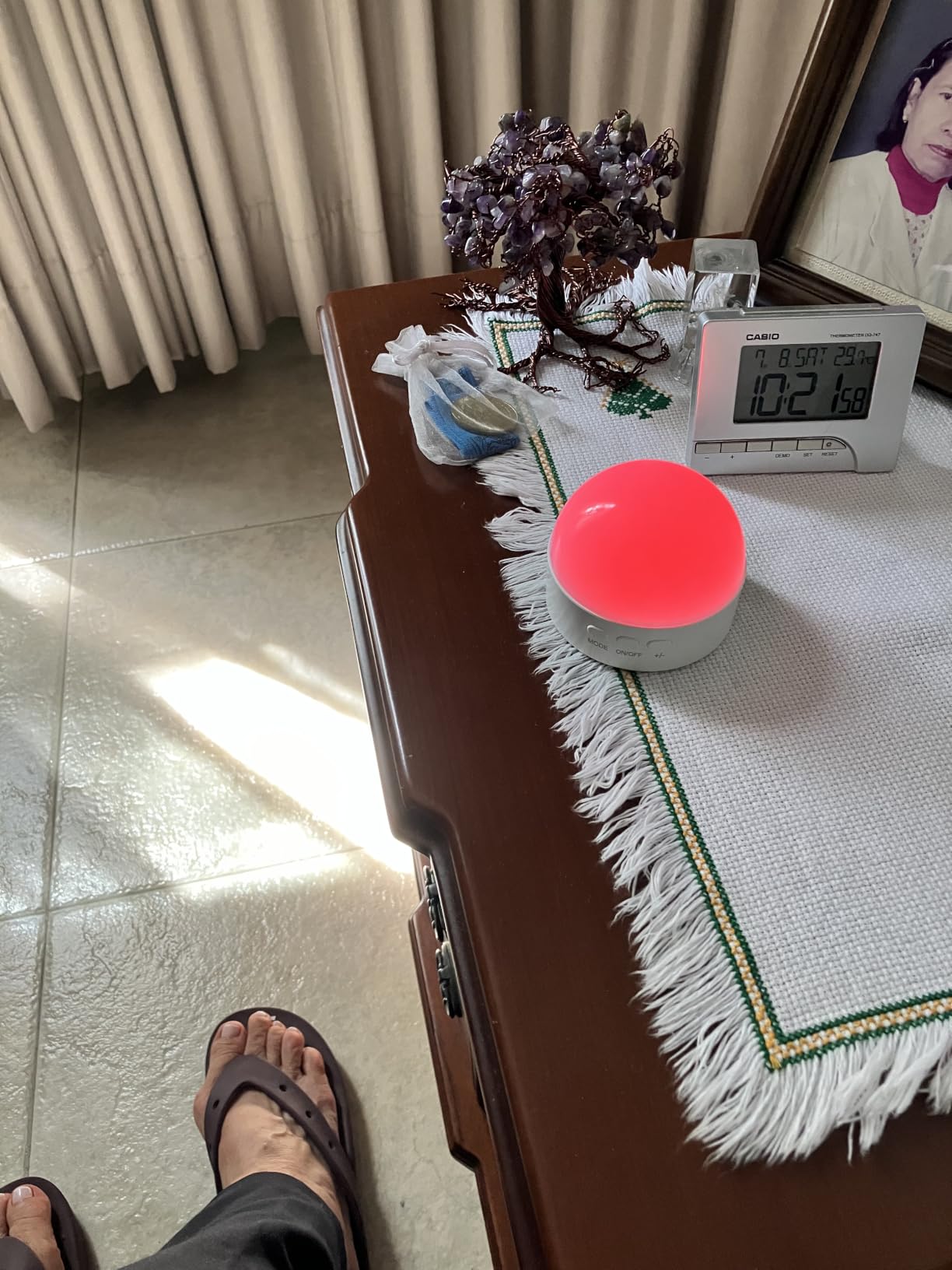 Kintion Portable Night Light, Rechargeable Dimmable 8 Color Lighting (1pcs) customer photo 1