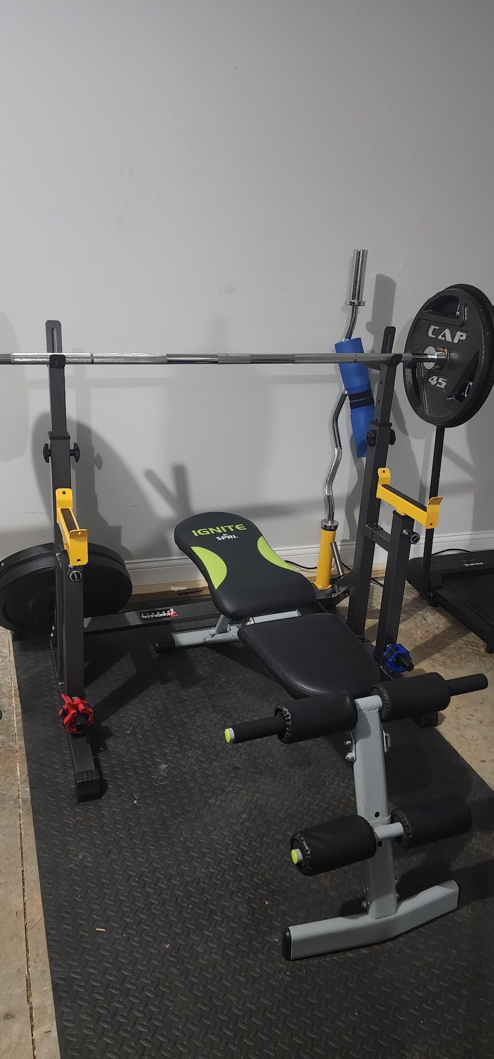 K KiNGKANG Adjustable Squat Rack,Bench Press for Home Gym Load 690LBS customer photo 2