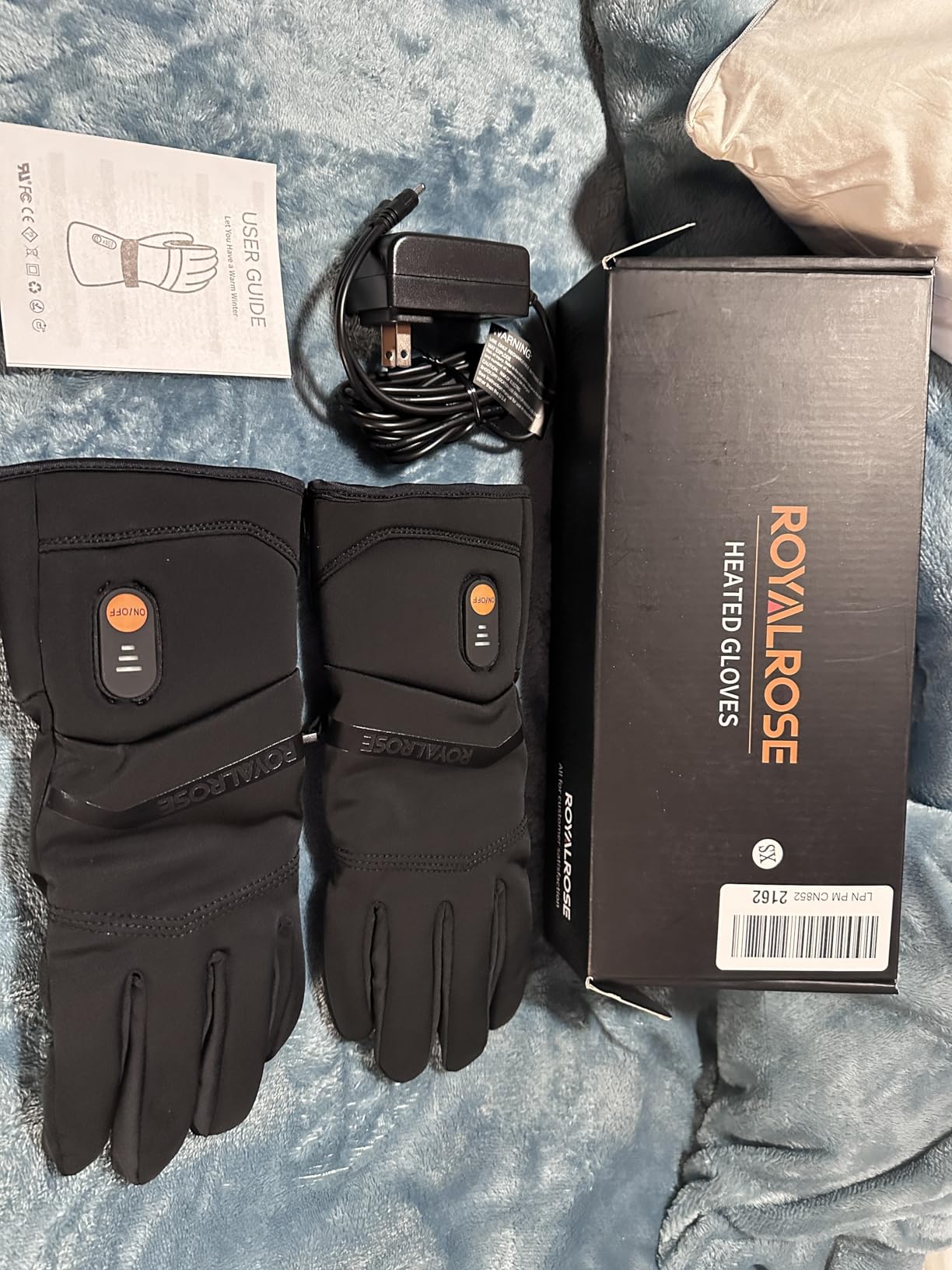 Heated Gloves Liners for Men Women, Rechargeable Waterproof Winter Thin Heated Work Gloves with Arthritis Raynaud's Relief for Ski Golf Hiking Driving customer photo 2