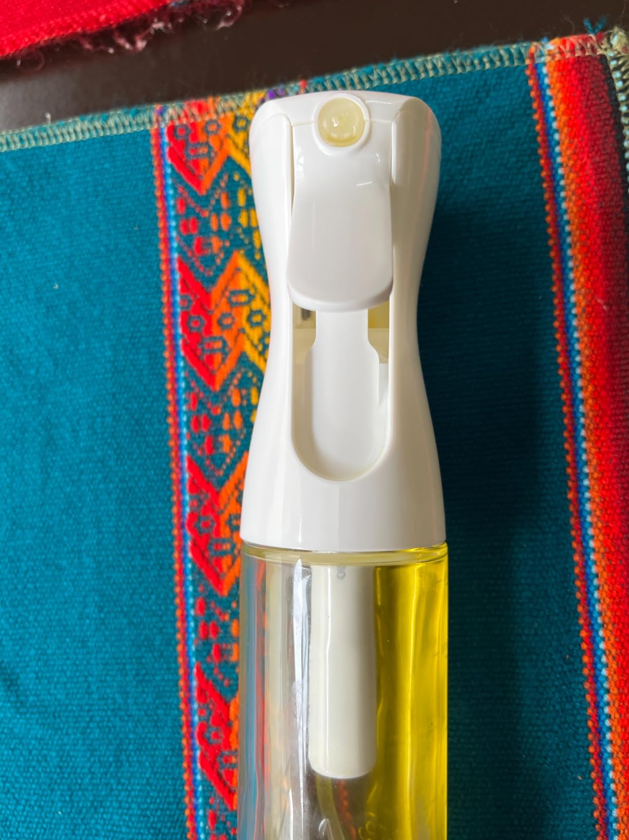 FLAIROSOL OLIVIA. The Original Advanced Oil Sprayer for Cooking, Salads, BBQs and More, Continuous Spray with Portion Control, Trusted by Chefs. Patented Technology. (Glass Bottle) (Golden Leaves) customer photo 2