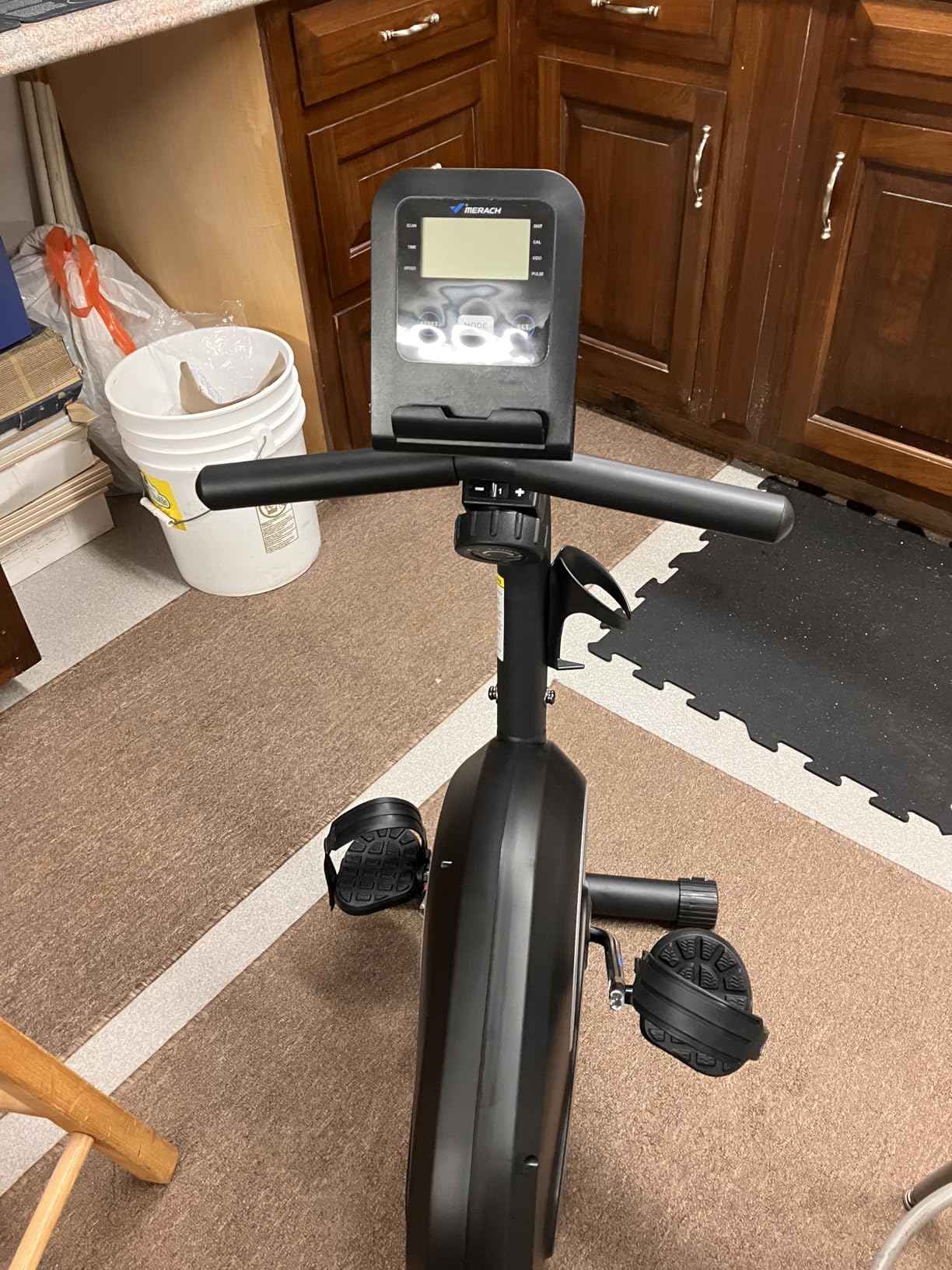 MERACH Recumbent Exercise Bikes for Home with Smart Bluetooth Equipment App customer photo 1