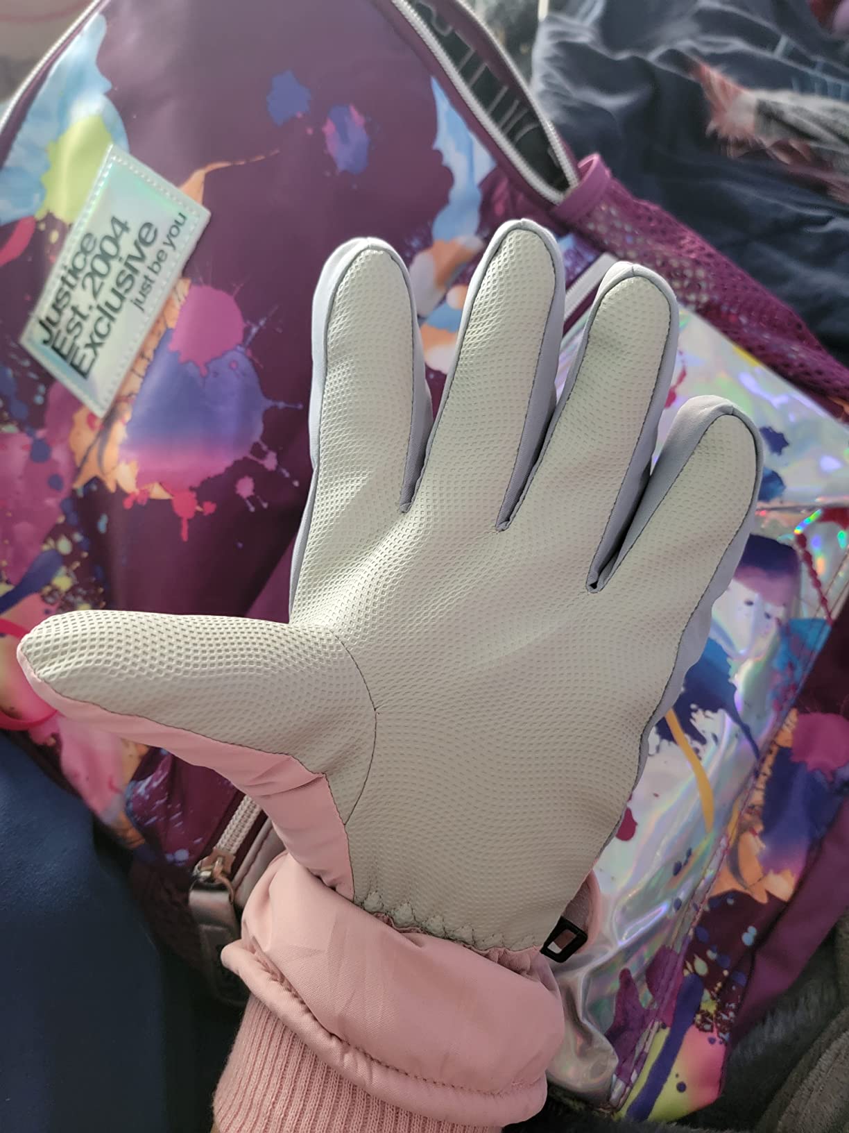 American Trends Winter Ski Gloves for Women Waterproof Winter Gloves Touchscreen Snow Gloves customer photo 1