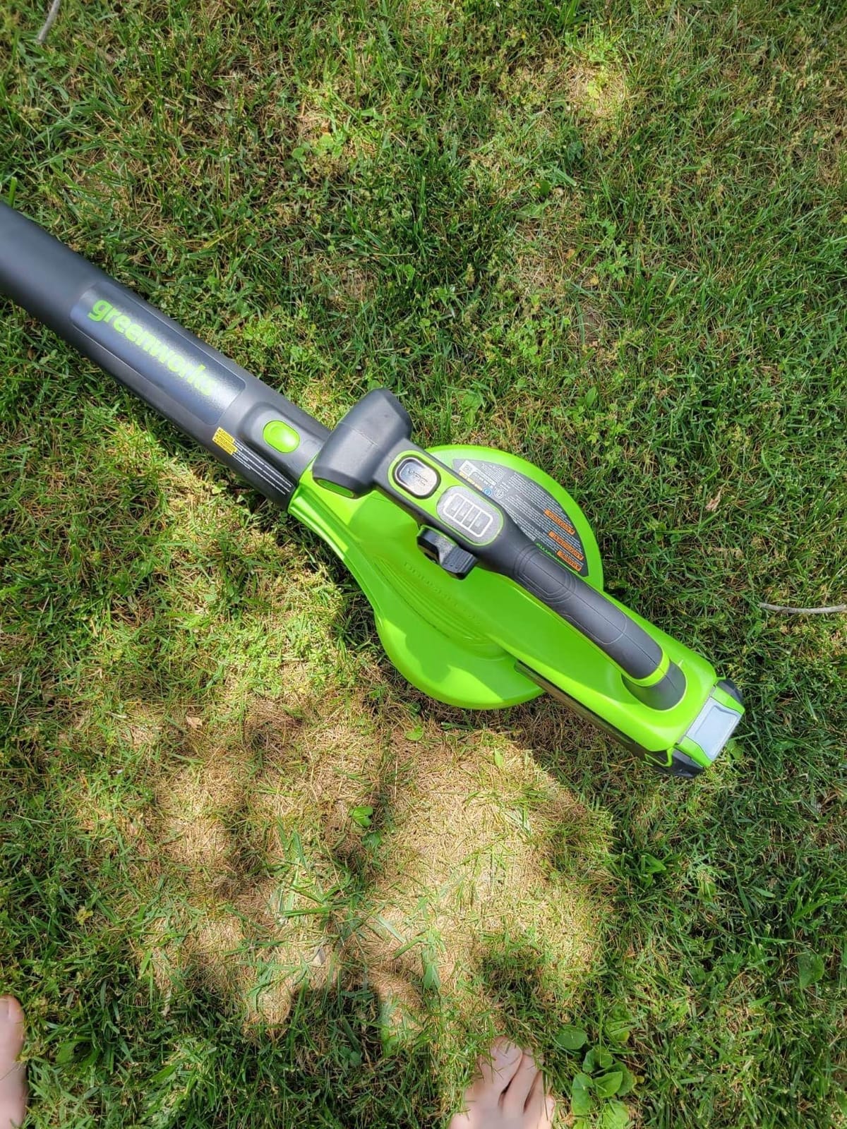 Greenworks 40V Leaf Blower / Vacuum, 505 CFM, 5.0 Ah Battery and Charger customer photo 1