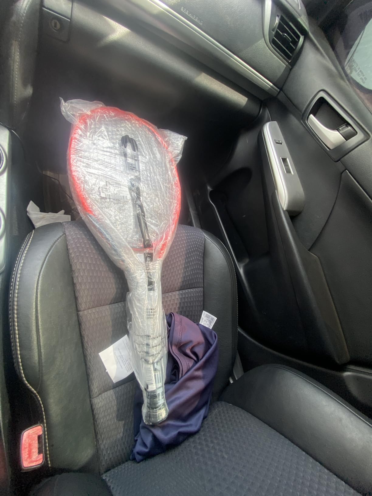 HEAD Auxetic Radical MP Tennis Racquet - Strung Mid Tension with Velocity 16 Guage - 4 3/8 customer photo 1