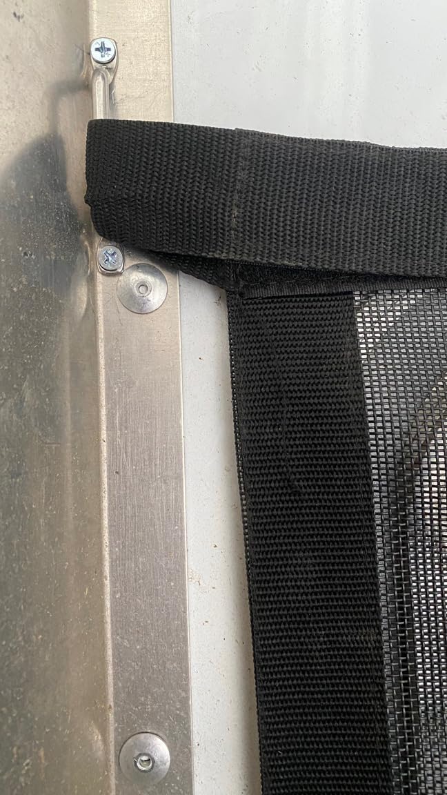 35 Inch Length x 26 Inch Height Horse Trailer Window Screen with Mesh Hole 0.04 * 0.04inch,2 Pack customer photo 1