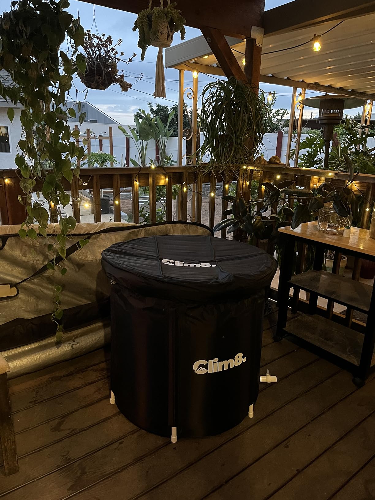 116Gal Cold Plunge Tub with Cover for Athletes & Fitness Enthusiasts customer photo 1