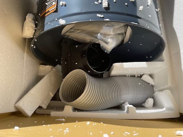 POWERTEC 1 HP, 560 CFM Portable Dust Collector with 1 Micron Dust Collector Bags, Dust Collectors for Woodworking Dust Collection System (DC5372) customer photo 1