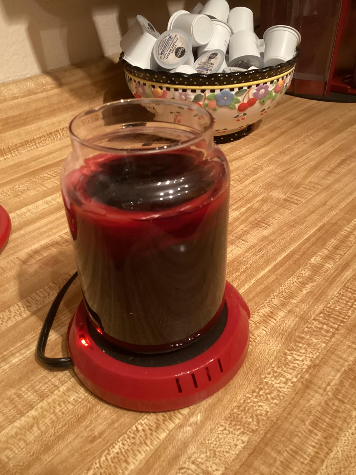 Candle Warmer Plate Safely Releases Scents Without a Flame- Used as Candle Jar Warmer, Candle Melter, Coffee Warmer, Mug Warmer, Cup Warmer in Your Home & Office (Black) customer photo 1