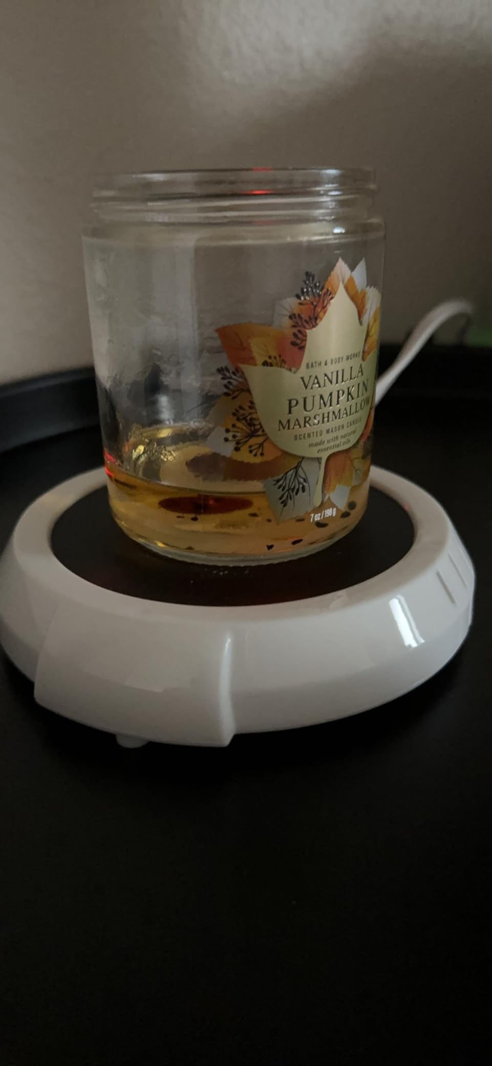Candle Warmer Plate Safely Releases Scents Without a Flame- Used as Candle Jar Warmer, Candle Melter, Coffee Warmer, Mug Warmer, Cup Warmer in Your Home & Office (Black) customer photo 2