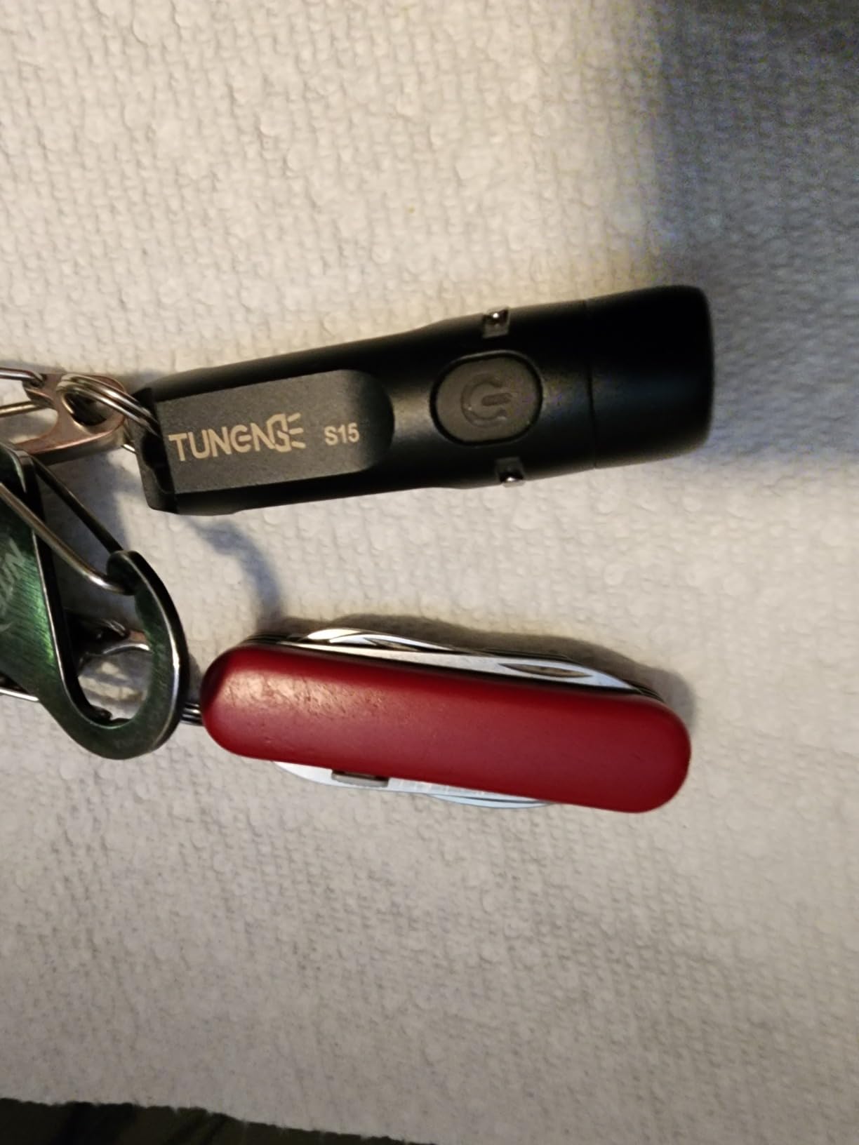 S15 Super Bright 650 Lm Mini Rechargeable EDC Keychain Flashlight customer photo 2