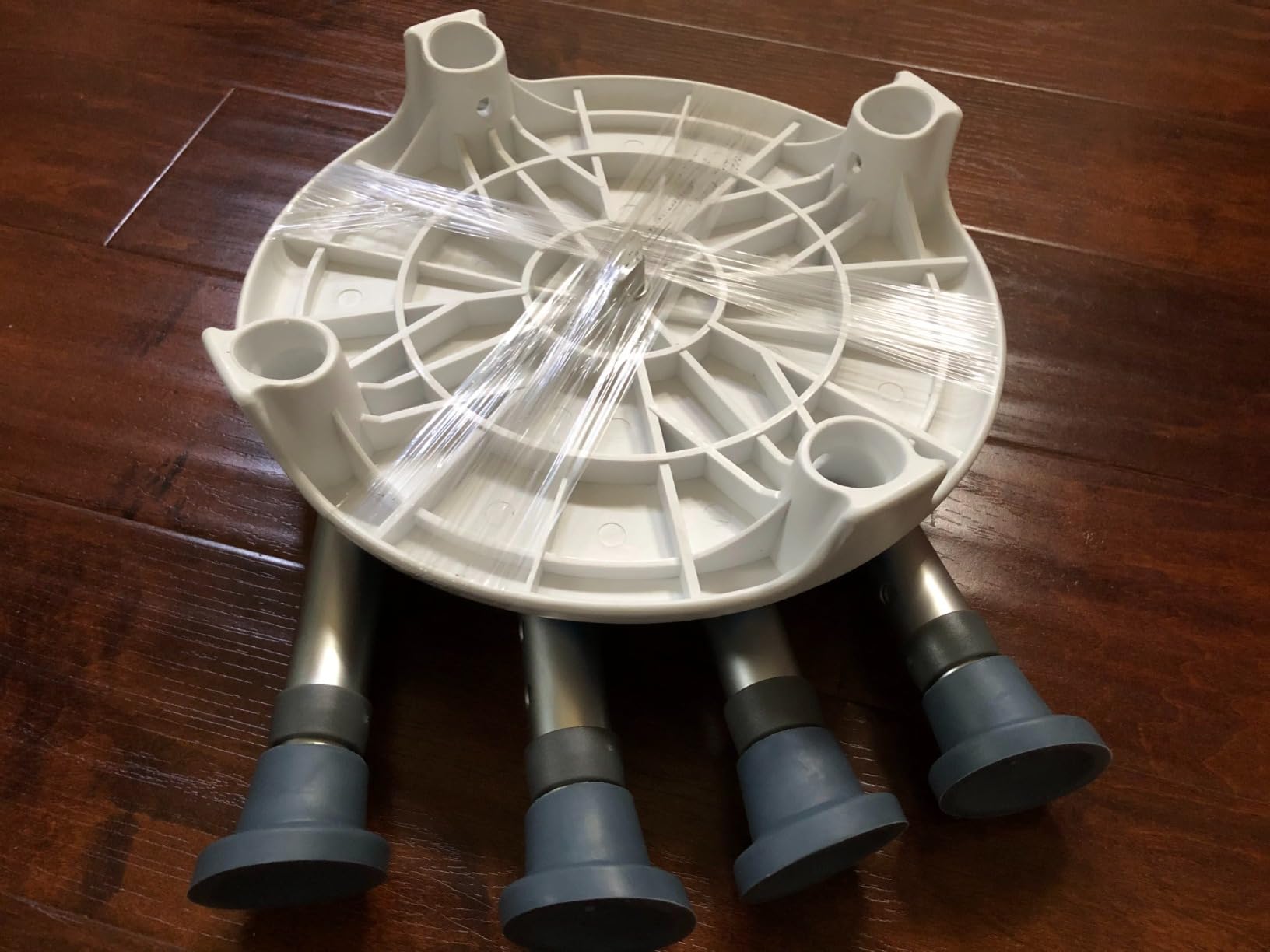 Shower Chair Stool for Inside Shower,360° Swivel,300 LBs,Blue customer photo 2