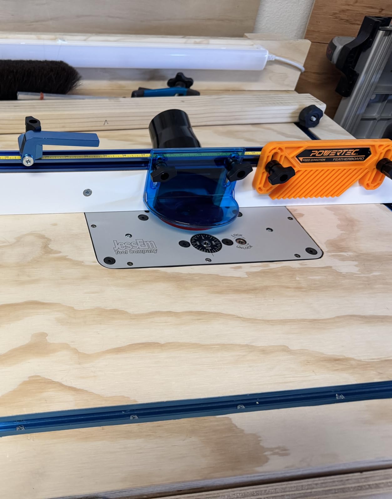 POWERTEC Router Table Fence System 3-1/2