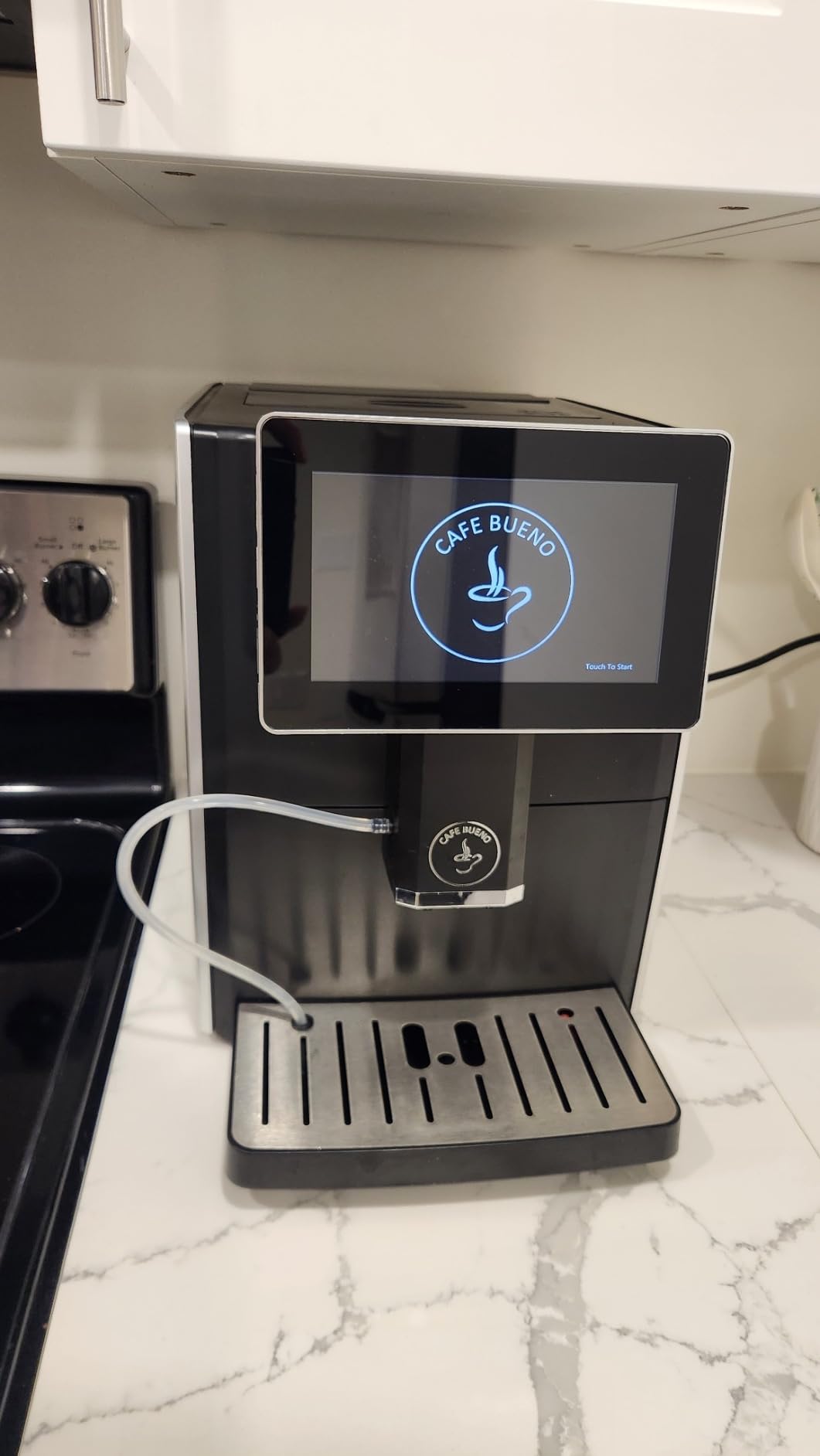 Cafe Bueno Super Automatic Espresso Machine For Home - Coffee Machine With Grinder & Milk Frother For Latte, Cappuccino, Macchiato - Auto Wake & Sleep – All Milk Types customer photo 1