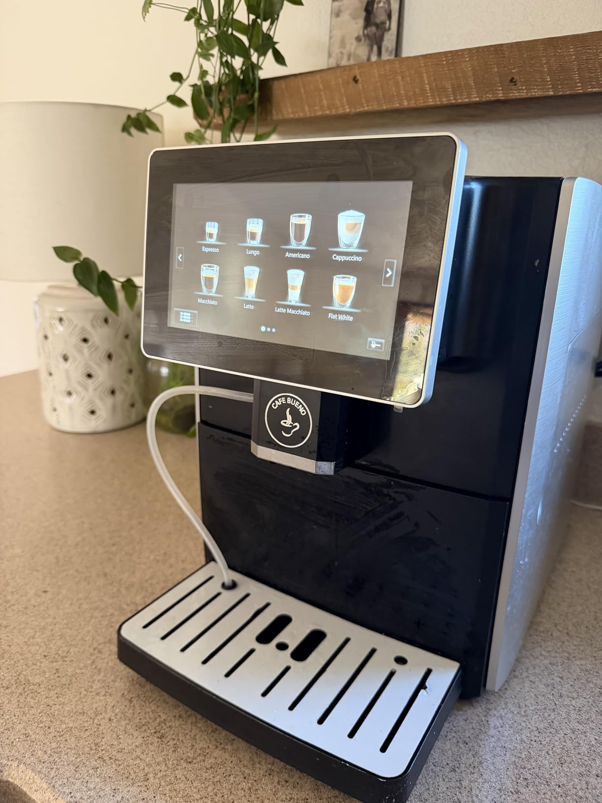 Cafe Bueno Super Automatic Espresso Machine For Home - Coffee Machine With Grinder & Milk Frother For Latte, Cappuccino, Macchiato - Auto Wake & Sleep – All Milk Types customer photo 2
