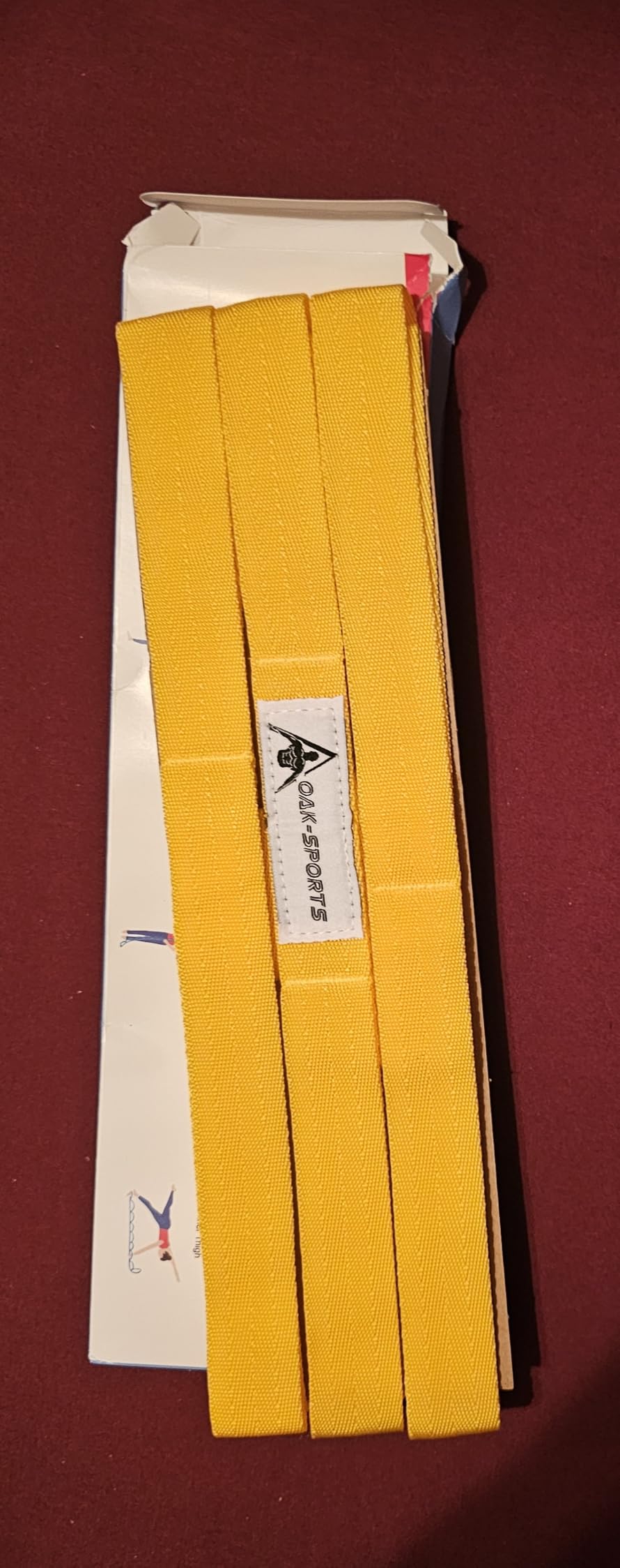 Stretching Strap Yoga Strap with Loops for Physical Therapy, Non-Elastic customer photo 1