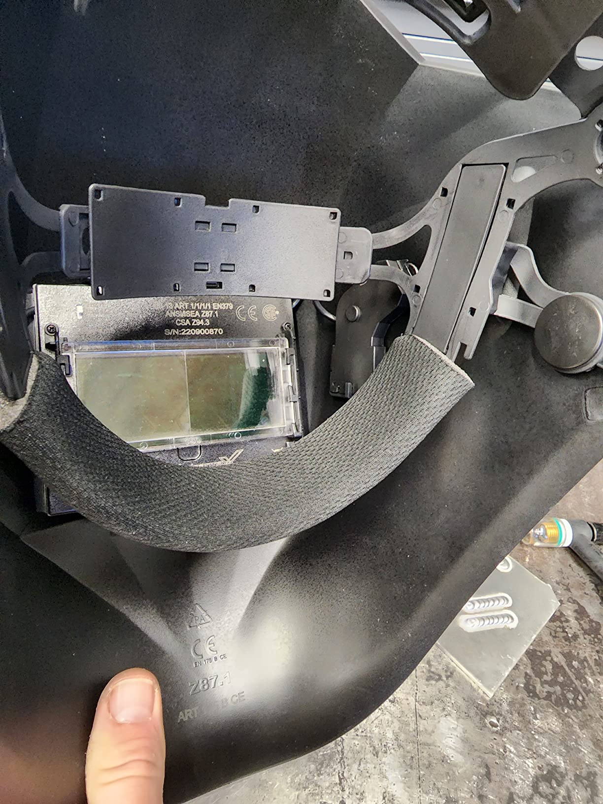 ARCCAPTAIN Welding Helmet Auto Darkening, 1/25000s Response, Shade 4/9-13 customer photo 1