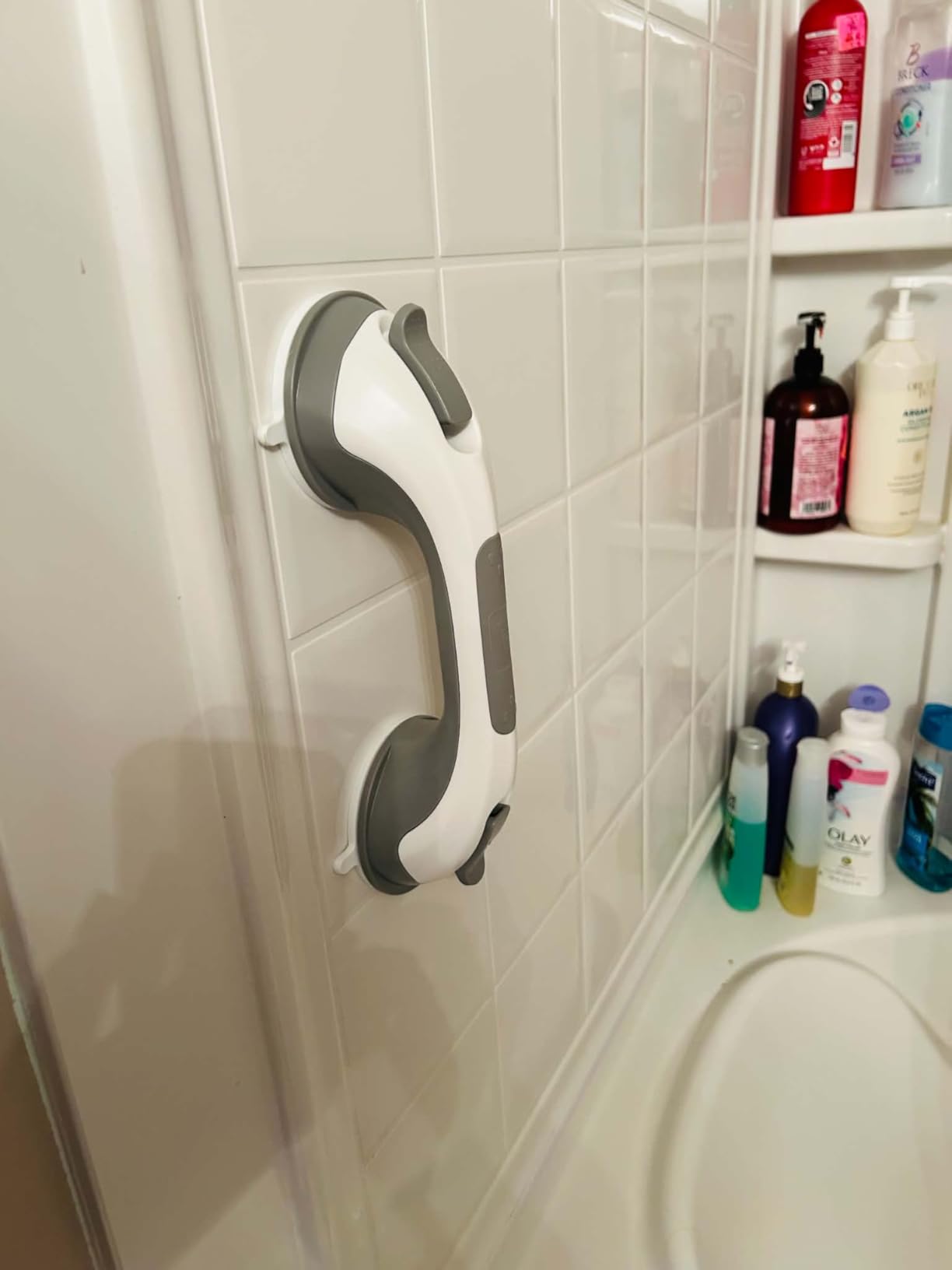 TAILI Grab Bars for Shower,Suction Shower Handles Rails,2 Pack,16.8