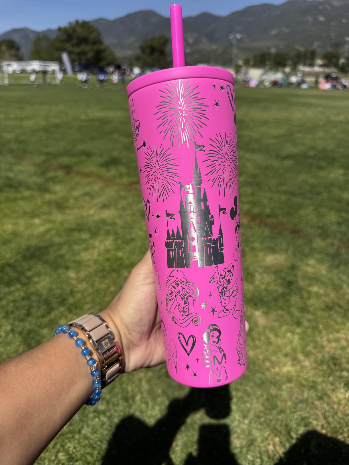 Simple Modern Iced Coffee Tumbler, Insulated | 24oz | Blue customer photo 2