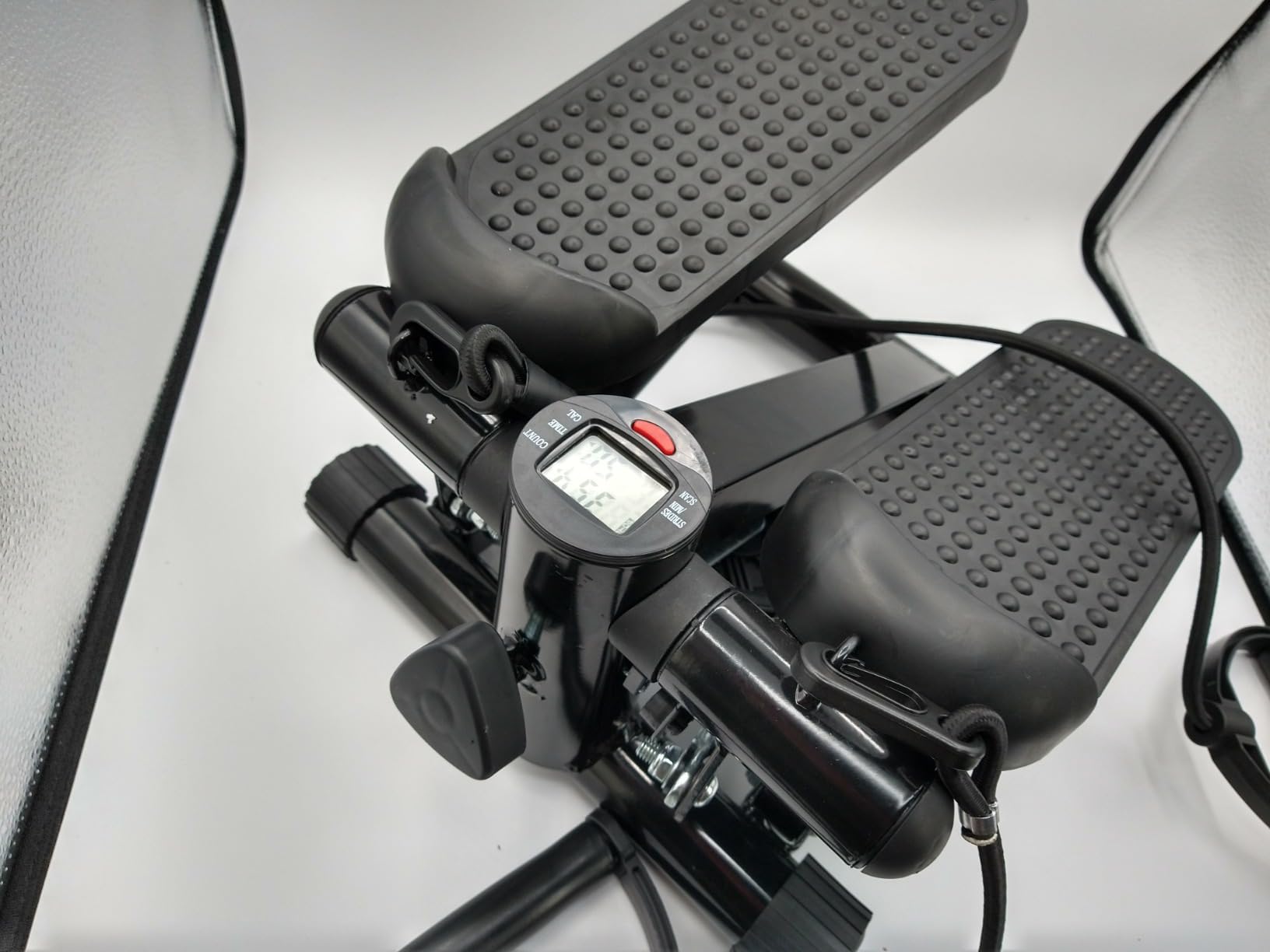 Hydraulic Fitness Stepper with LCD Monitor - Mini Stepper and Resistance Bands customer photo 1