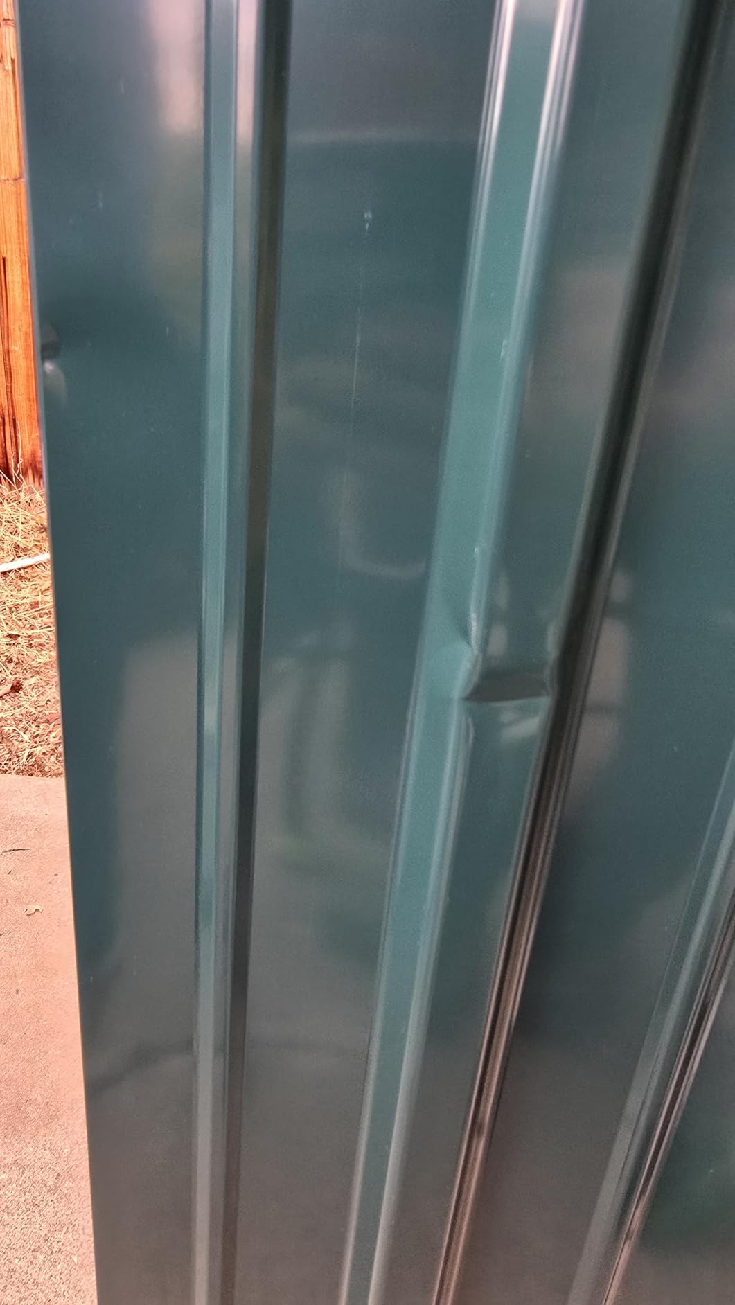 Gizoon 8x6 FT Outdoor Storage Shed, Corrosion Metal Garden Shed, Dark Grey customer photo 2