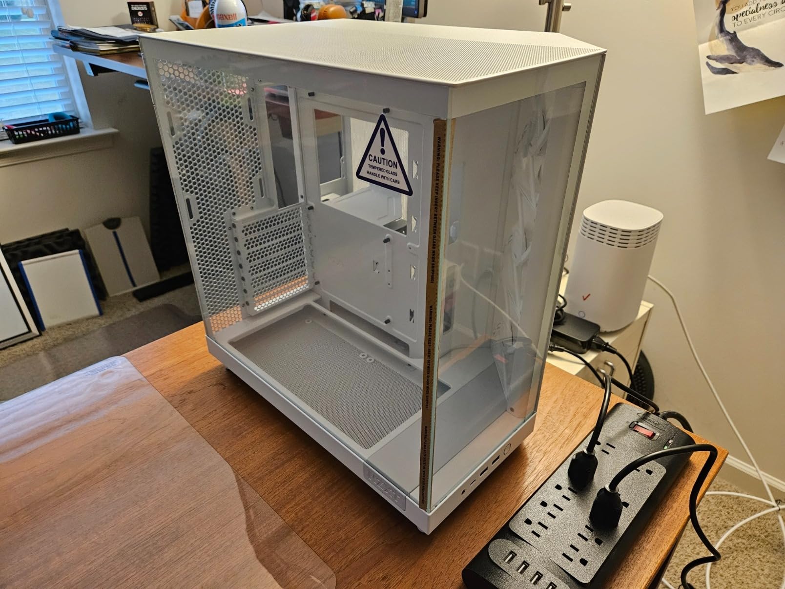 NZXT H6 Flow RGB Mid-Tower Airflow Case with 3 RGB Fans, Panoramic Glass Panels, Cable Management - Black customer photo 2