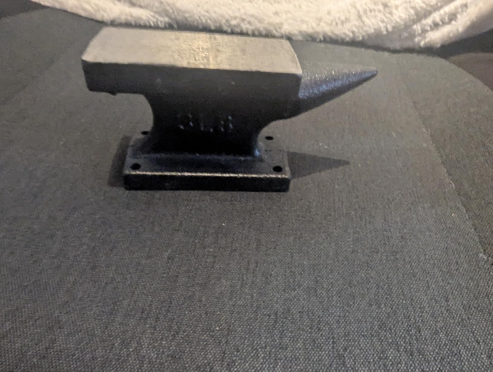 Mini Horn Anvil Set,3Lbs Forged Iron Anvil with Rubber Hammer for Jewelry Making,Blacksmith Forge Kit,Jewelry Hammer and Block Set,Bench Block Silversmithing Tools Designed customer photo 2