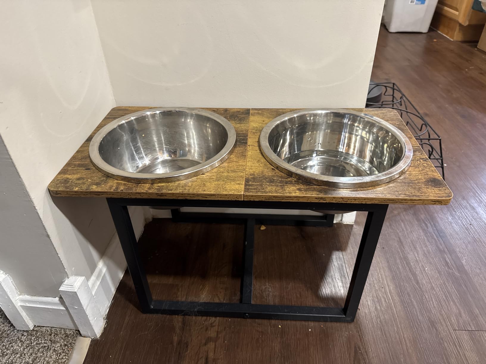 Spacnom Elevated Dog Bowls, Raised Dog Bowls Stand for Large Dogs customer photo 1