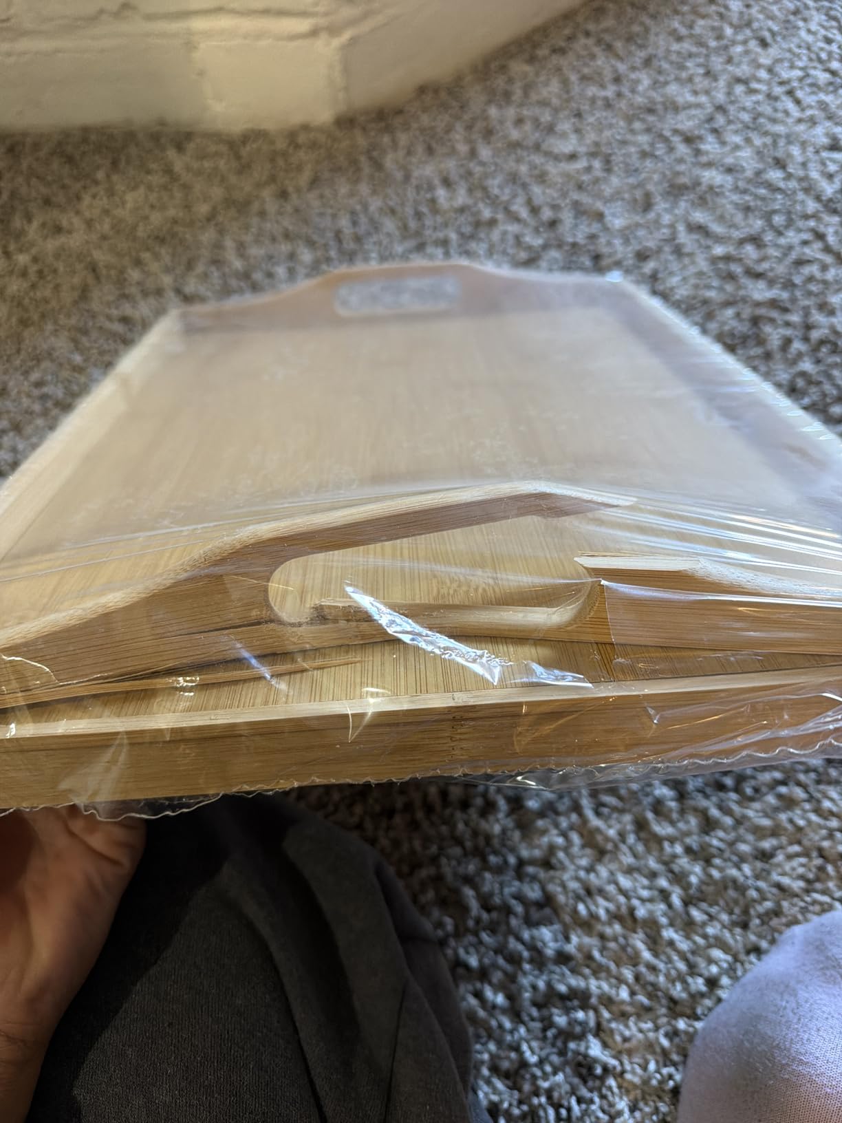 2 Pack Breakfast in Bed Tray for Eating, 16.92 x 12.6 Inch customer photo 1