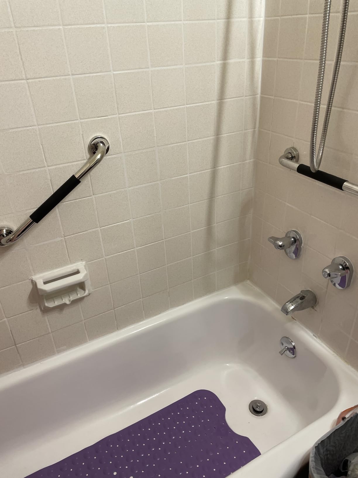 Gotega 16 Inch Shower Grab Bars for Seniors, Anti Slip Handicap Grab Bars customer photo 2